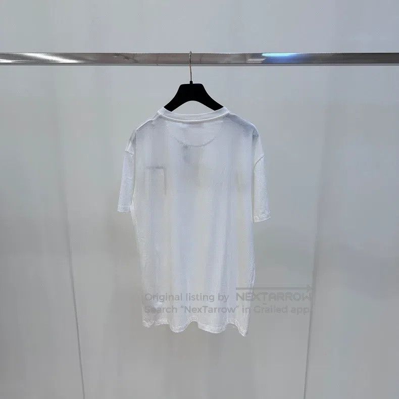 Valentino Valentino White sequined short-sleeved T-shirt Size M / US 6-8 / IT 42-44 - 4 Thumbnail