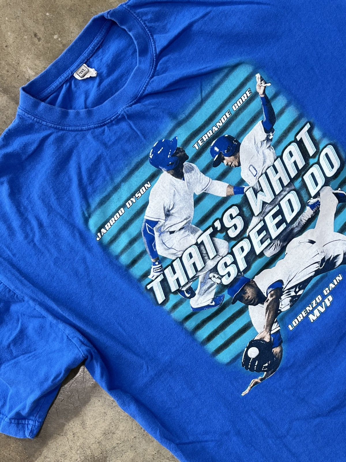 MLB × Vintage Jarrod Dyson Terrance Gore Lorenzo Gain MVP Tee 3XL Size US XXL / EU 58 / 5 - 1 Thumbnail