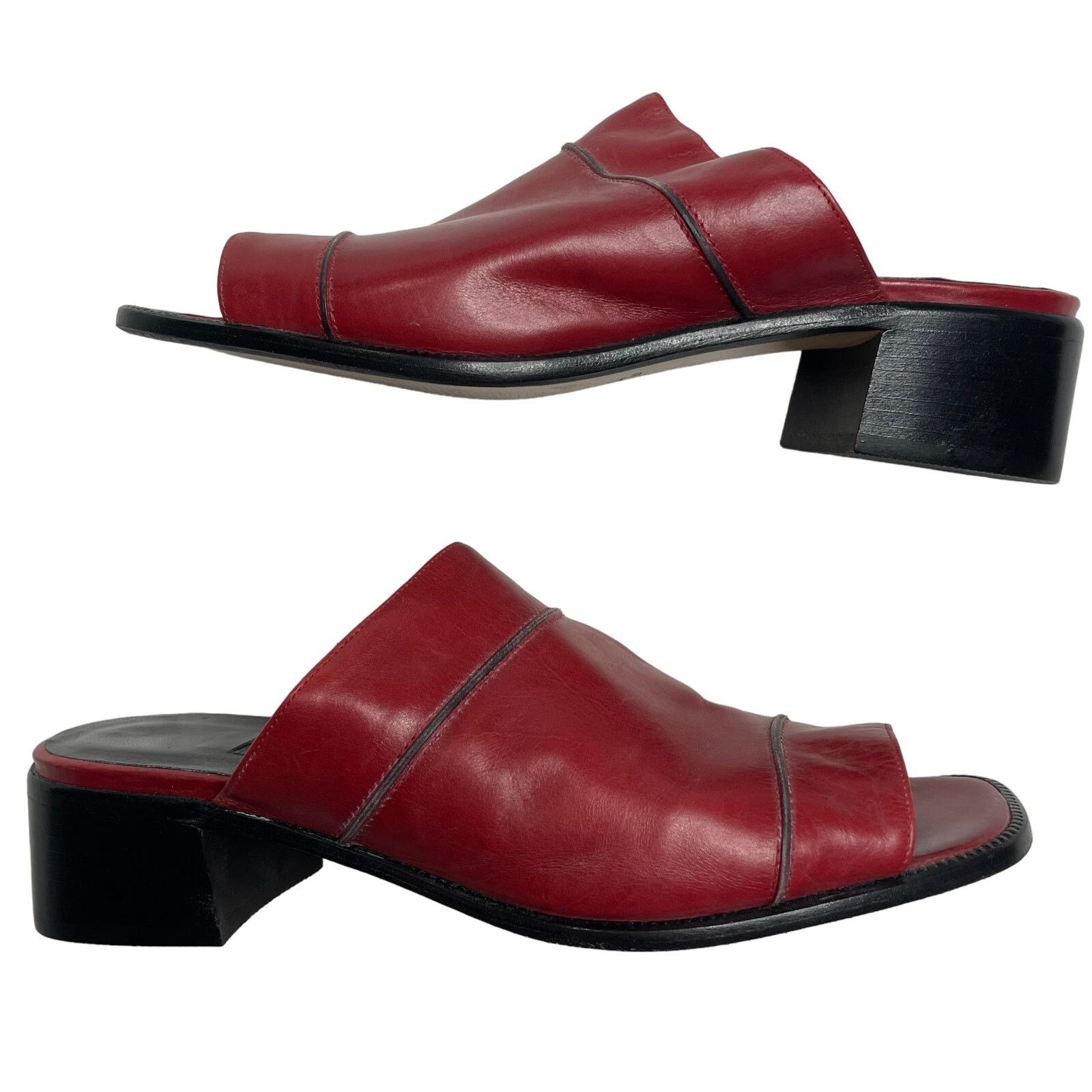 Bally Vintage Bally Open Toe Mules Size US 6 / IT 36 - 9 Thumbnail