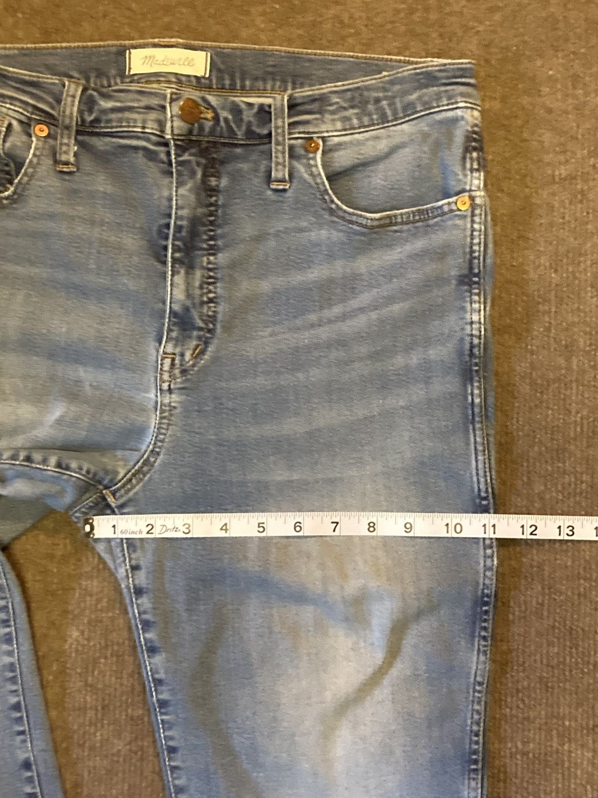 Madewell Madewell Stovepipe High-Rise Jeans, Sz 31 Dearham Wash Size 31" - 11 Thumbnail