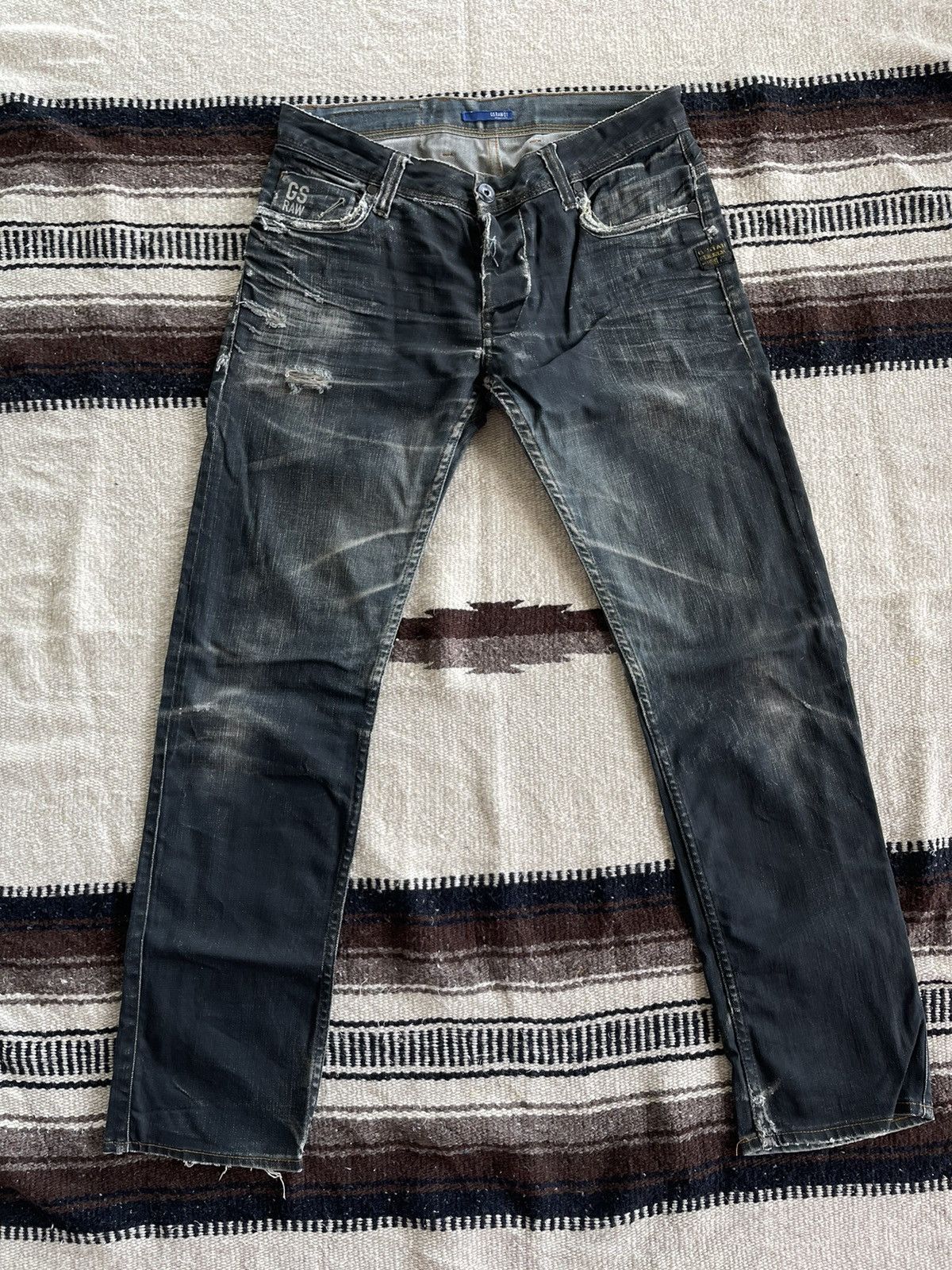 Image of G Star Raw 01 Jeans in Black, Men's (Size 30)