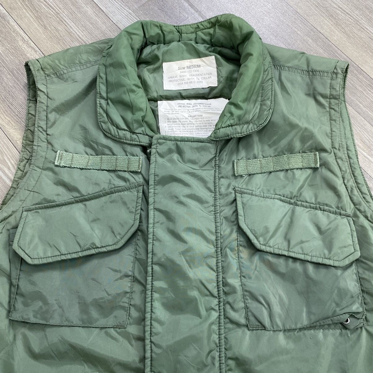 Vintage 1960 Repro Military M-69 Armor Body Tactical Utility Vest Size US M / EU 48-50 / 2 - 3 Thumbnail