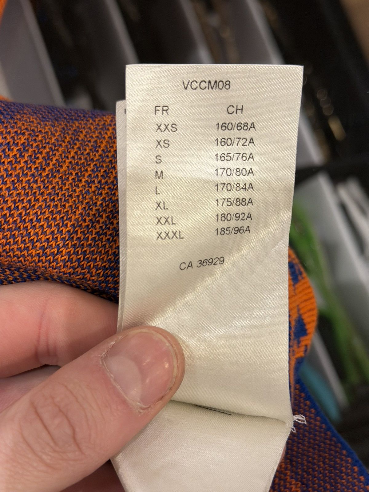 Louis Vuitton Louis Vuitton Jazzman Short Sleeve Knit - Blue/Orange Size US XXL / EU 58 / 5 - 8 Thumbnail