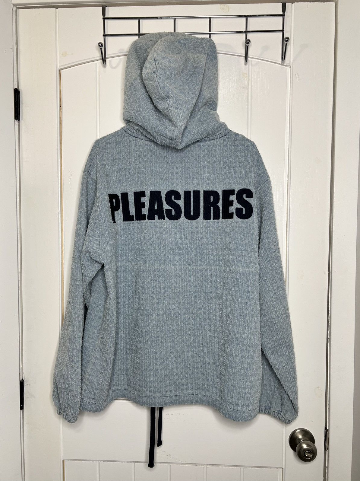 Pleasures Pleasures Expand Poncho (Blue) Hoodie - Size Medium Size US M / EU 48-50 / 2 - 8 Thumbnail