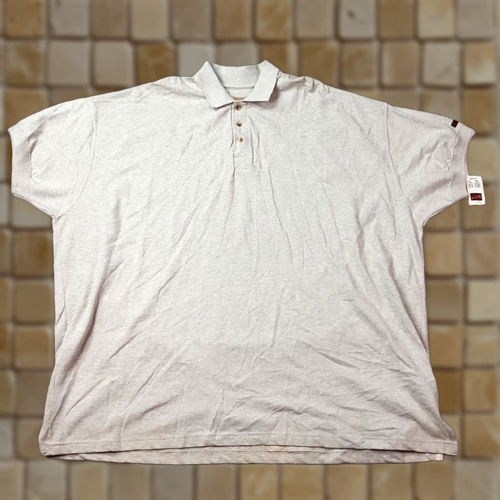 Vintage VINTAGE Woolrich Polo Shirt Big 4XLB Gray Collared Short Sleeve Button Polo Mens 4X Big & Tall Cotton Knit Golf Casual 90s Retro Sports Size US XXL / EU 58 / 5 - 1 Thumbnail