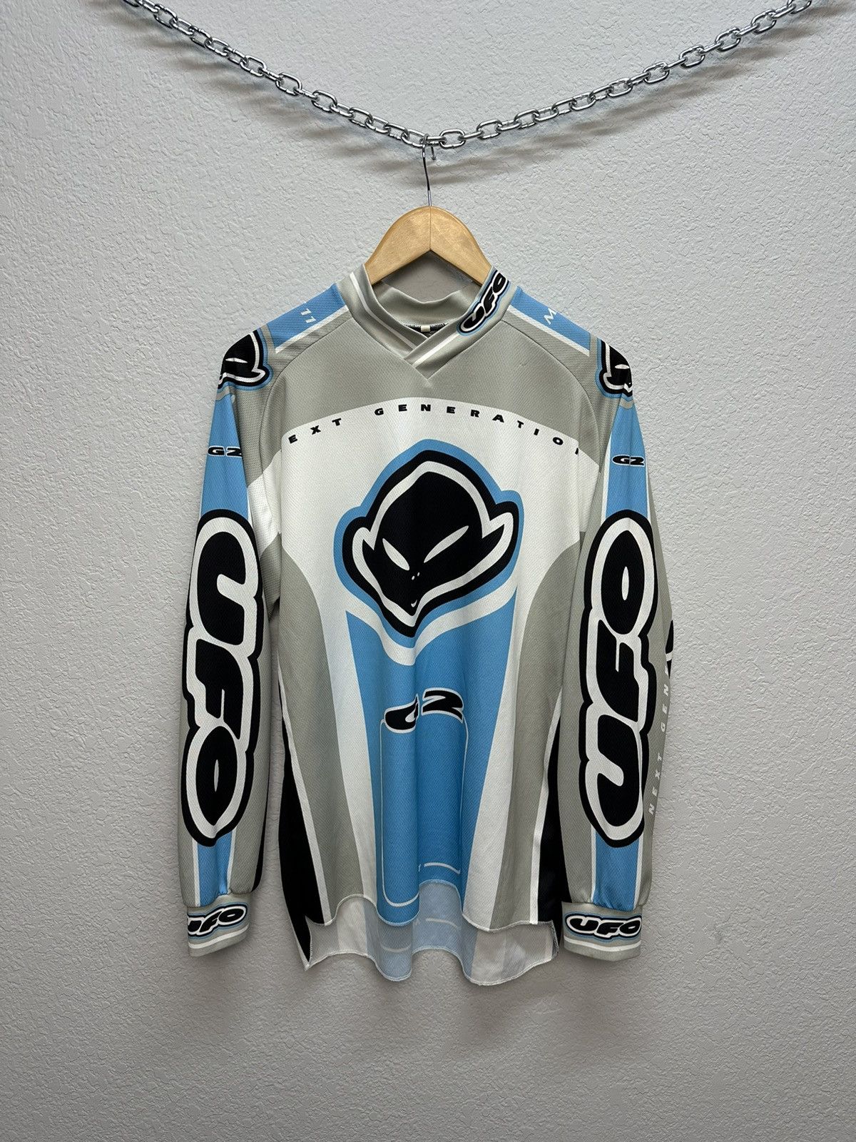 Vintage Vintage UFO Action Motocross Rare Longsleeve Jersey 90’s Y2K Size US M / EU 48-50 / 2 - 1 Thumbnail