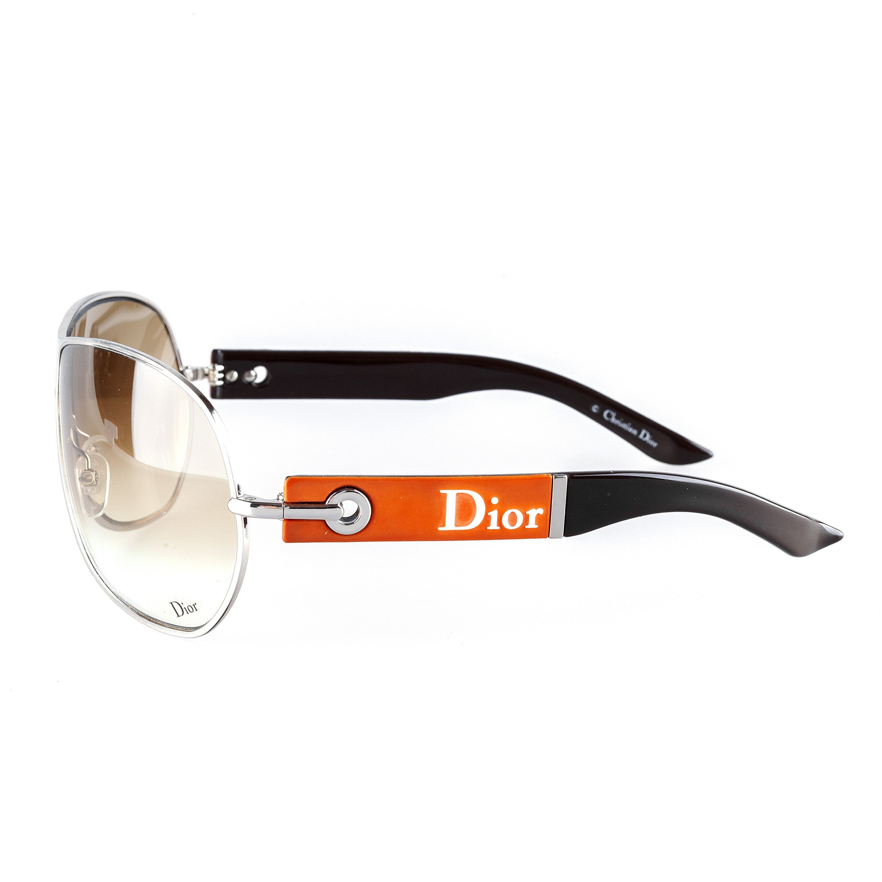 Dior Dior “Dior Logo 2” DTFYP Black/Orange Sunglasses Size ONE SIZE - 2 Thumbnail