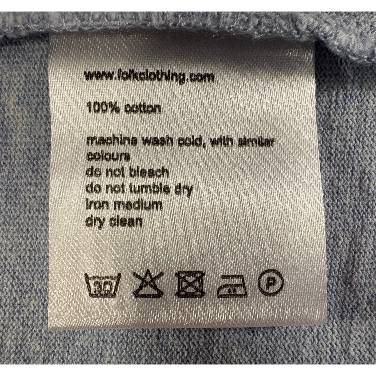Folk Folk basic Short Sleeve T Shirt size 3 M US color sky blue N Size US M / EU 48-50 / 2 - 3 Thumbnail