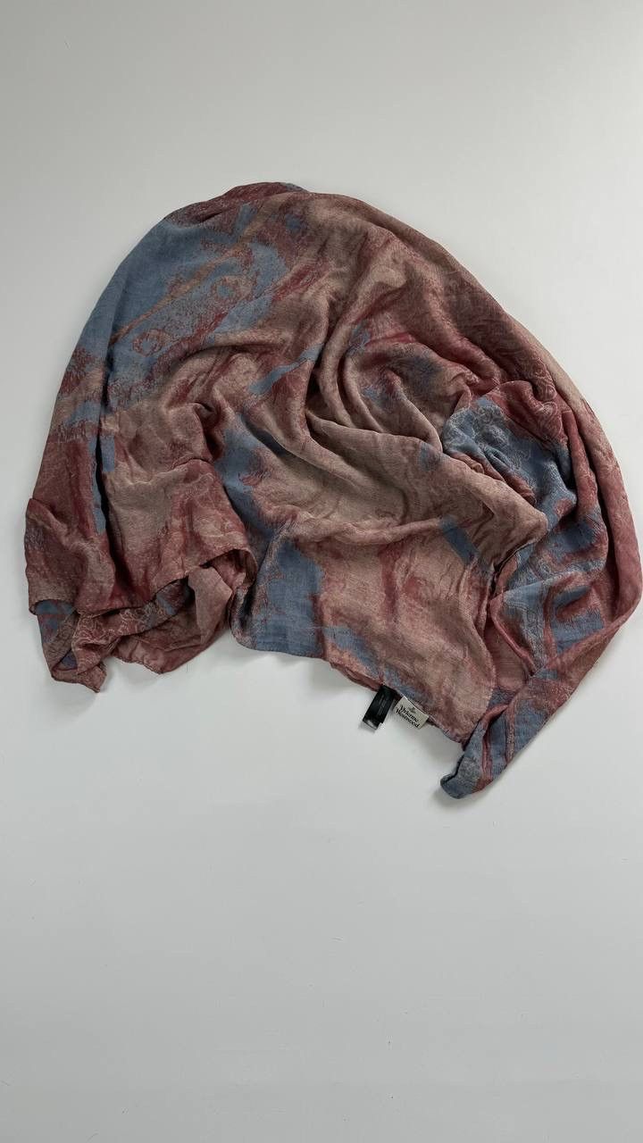 Vivienne Westwood Vivienne Westwood Silk Scarf Huge Logo Handicraft Size ONE SIZE - 5 Thumbnail