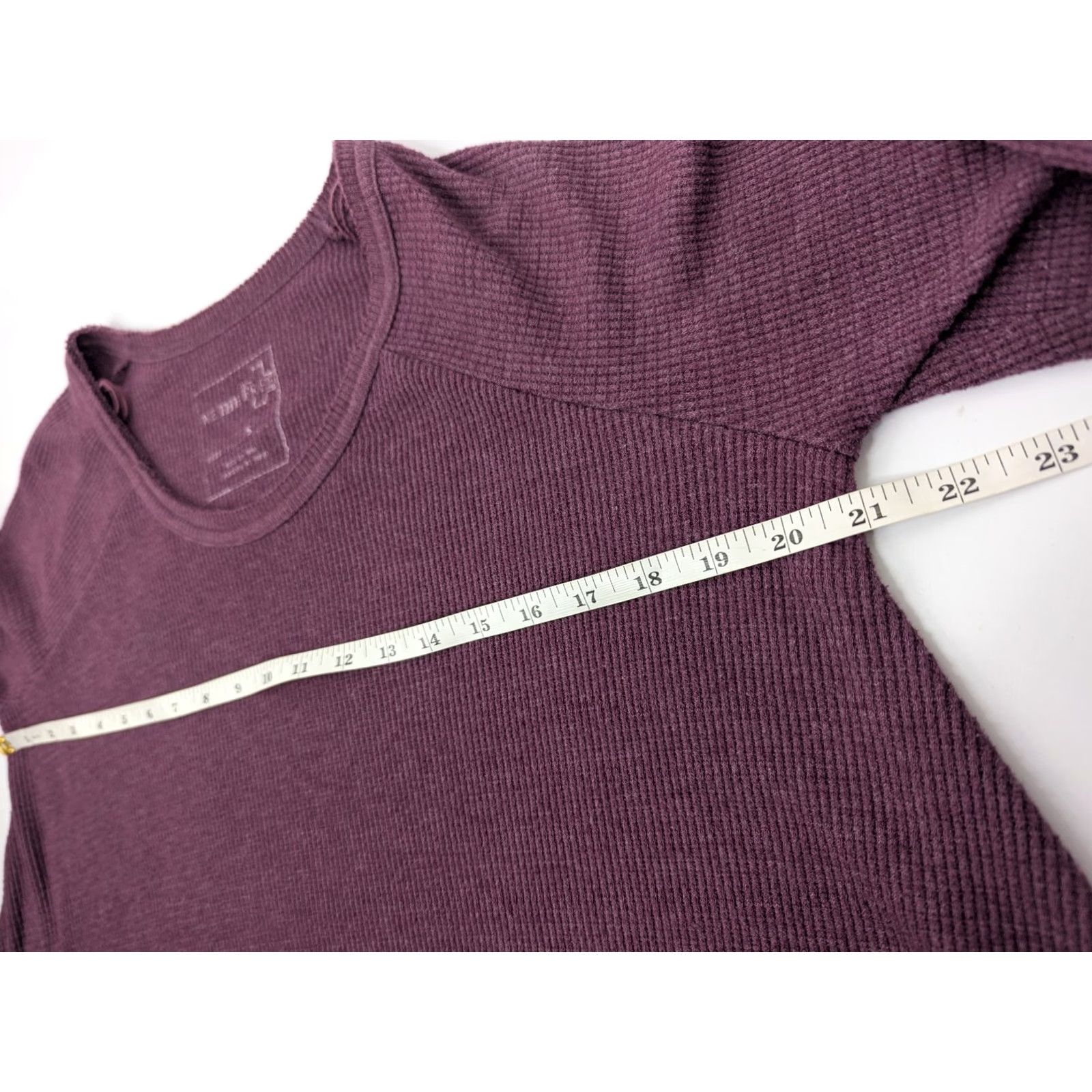 Vintage We The Free We The Free Burgundy Purple Waffle Knit Thermal Swing Top Sz S Boho Shirt Adult S Burgundy Purple Knit Waffle Swing Top Bohemian Womens Size S / US 4 / IT 40 - 5 Thumbnail