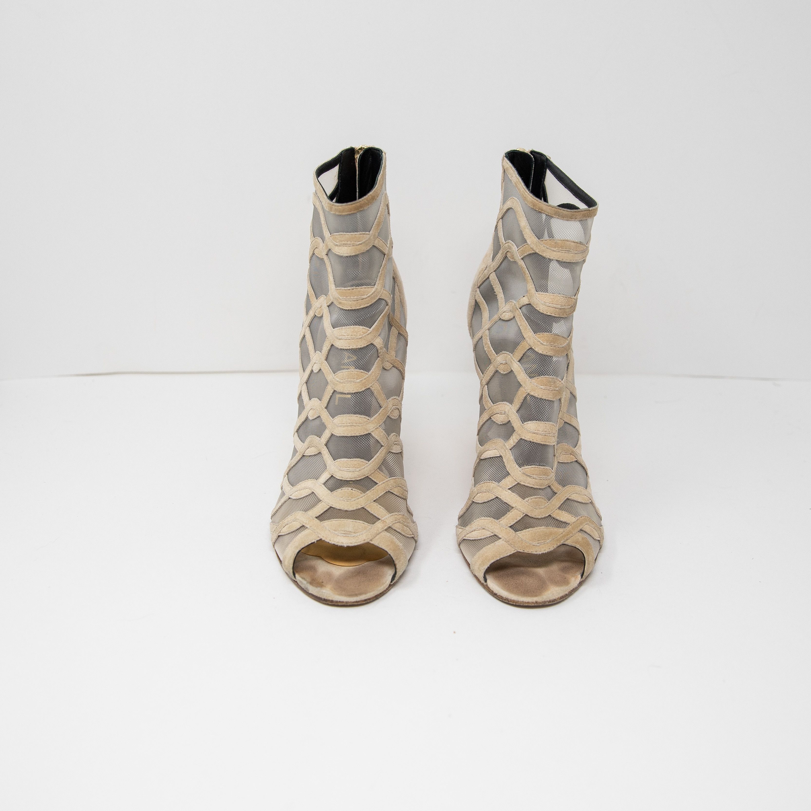 Chanel Chanel Genuine Suede Leather Mesh Sheer Size US 9.5 / IT 39.5 - 2 Thumbnail