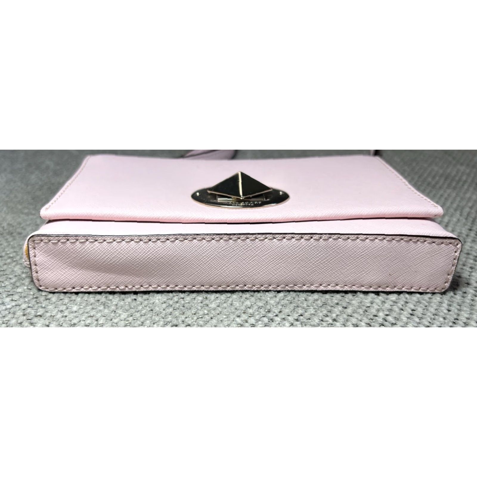 Vintage kate spade new york Crossbody Bag Sally Newbury Lane Saffiano Leather Turnlock Pink Small Women's Size ONE SIZE - 3 Thumbnail