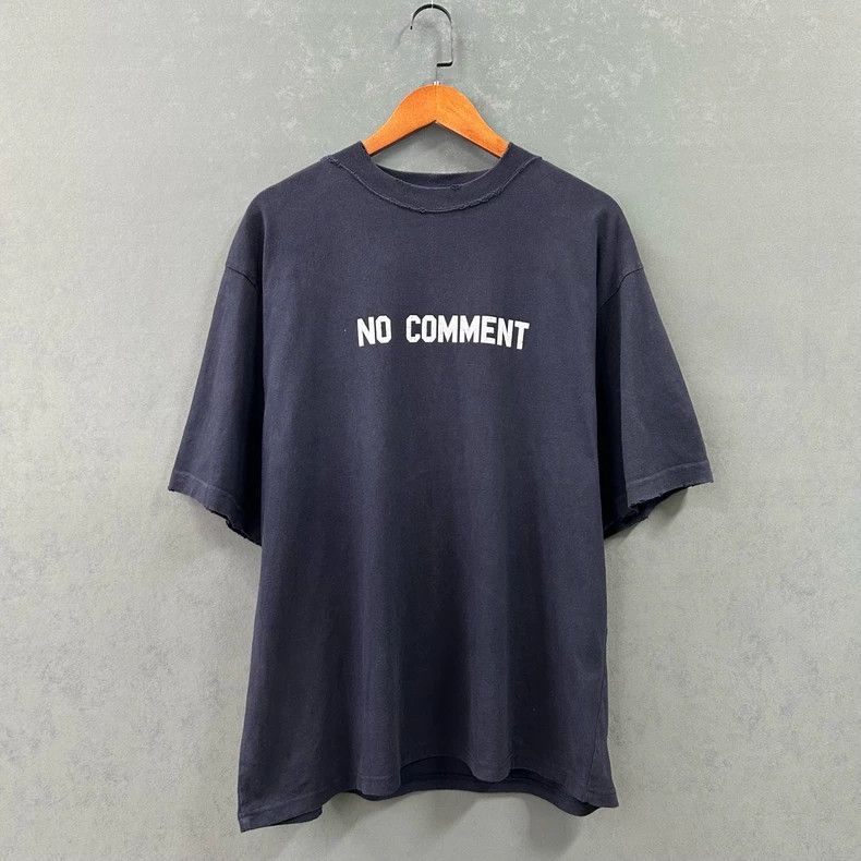 Balenciaga Balenciaga No comment declaration Cracked printed washed s Size US XXS / EU 40 - 1 Thumbnail
