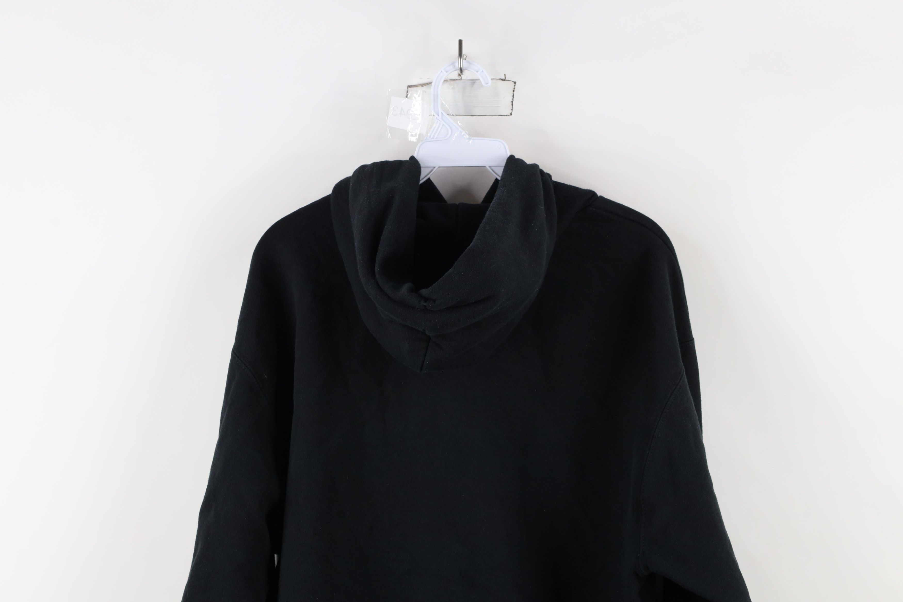 Champion × Vintage Vintage 90s Champion Classic Logo Hoodie Sweatshirt Black Size US L / EU 52-54 / 3 - 9 Thumbnail