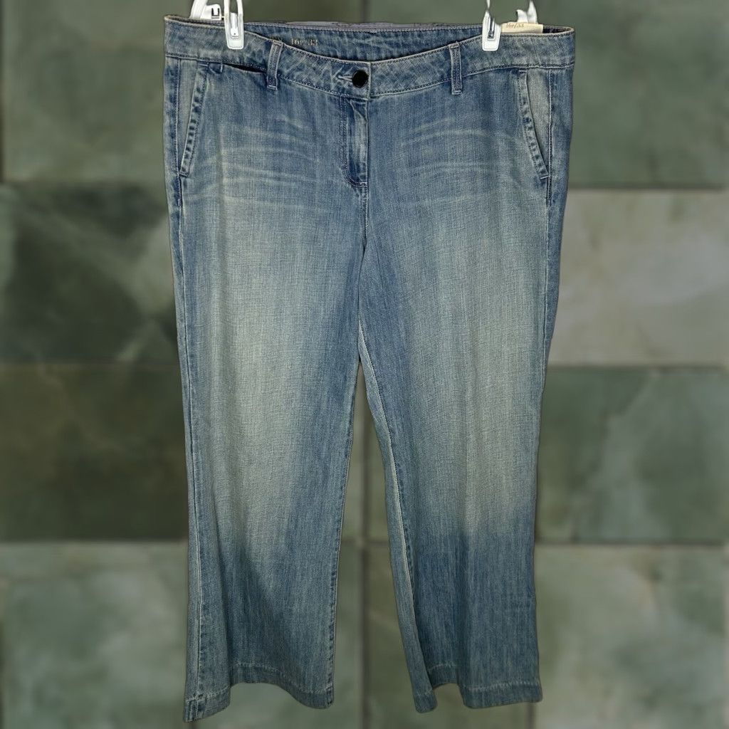 VINTAGE Talbots Petites Jeans Women’s Size 16P/33 - 16 Petite Wide-Leg Denim Jeans Blue 29 Inseam Mens?