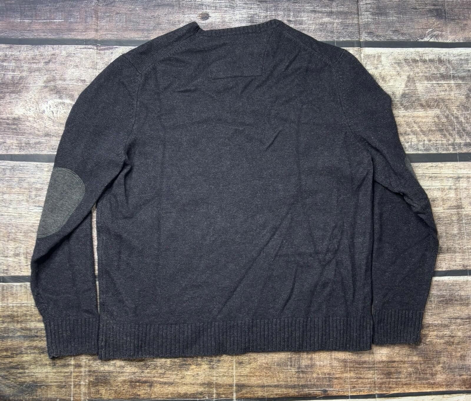 Black Brown 1826 Black Brown 1826 Sweater Men's Large Elbow Patch Lambswool Size US L / EU 52-54 / 3 - 3 Thumbnail