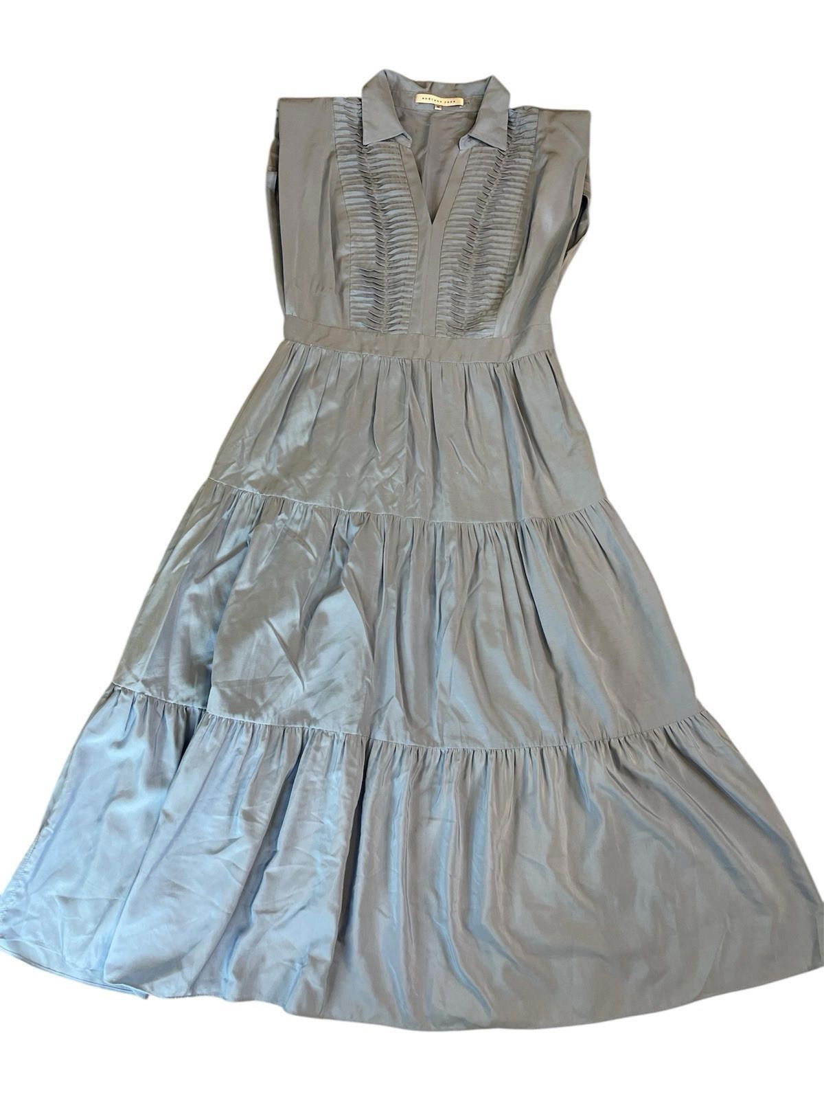 Designer ENDLESS ROSE Pintuck Details Sleeveless Midi Dress Blue M Size M / US 6-8 / IT 42-44 - 2 Thumbnail