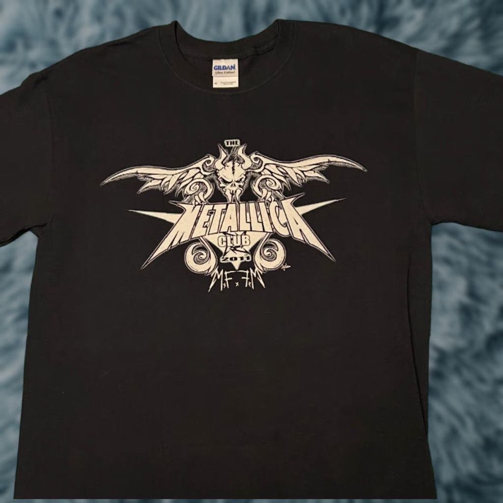 Vintage VINTAGE Metallica Shirt Mens Size M Black 90s Band Rock Tee Metallica Club 2011 VTG Shirt Mens Size Medium Size US M / EU 48-50 / 2 - 1 Thumbnail