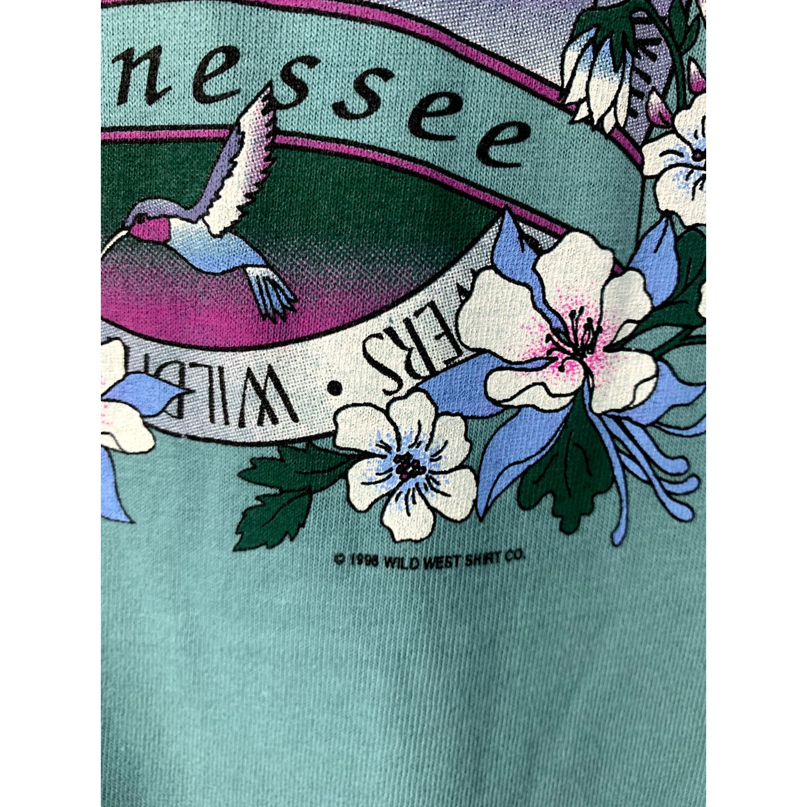 Vintage Vintage Womens Tennessee Shirt Green Top T-Shirt 90s VTG L Size L / US 10 / IT 46 - 3 Thumbnail