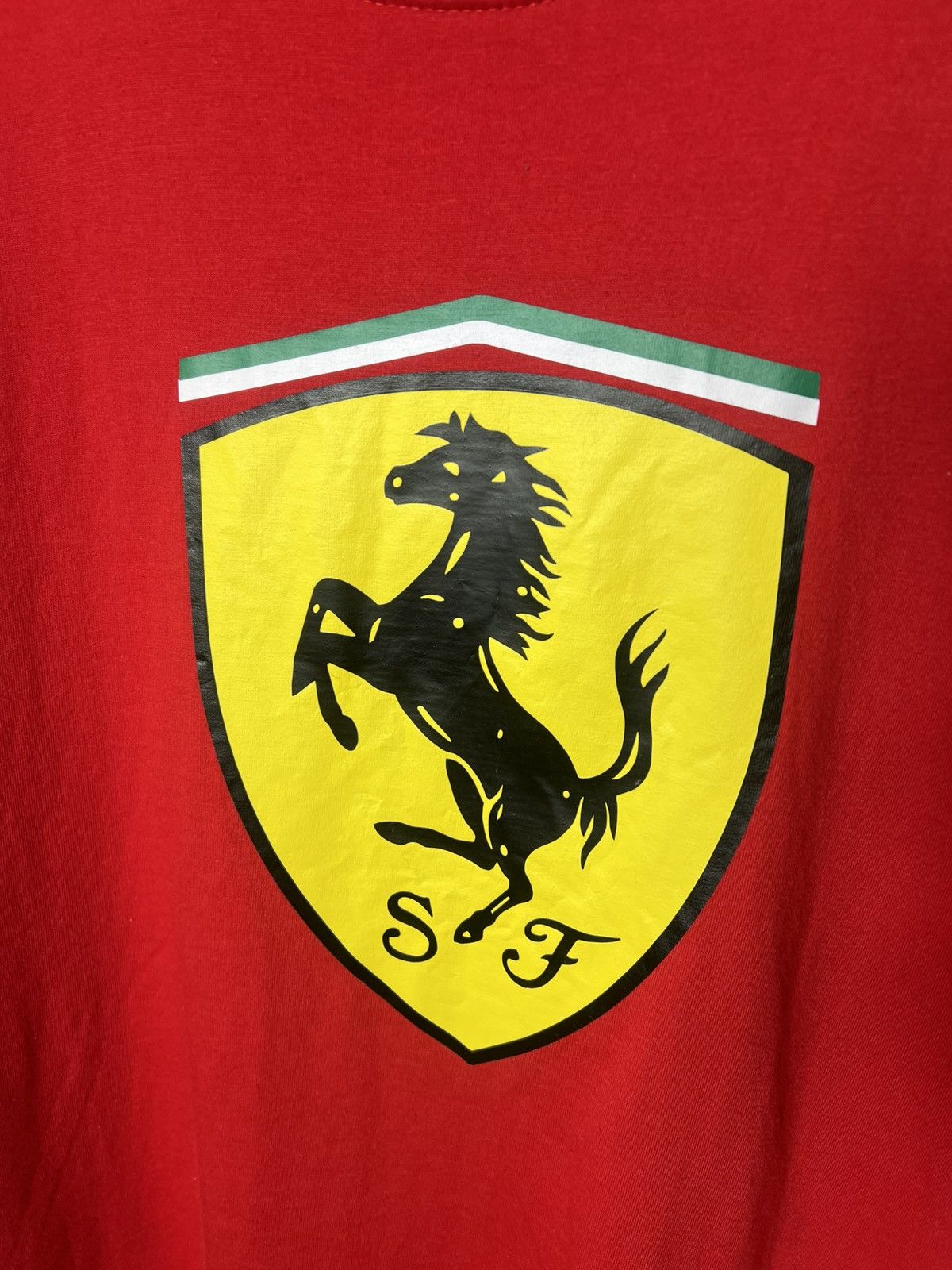 Ferrari Vintage streetwear racing Ferrari Big Logo F1 T-shirt Size US XL / EU 56 / 4 - 4 Thumbnail