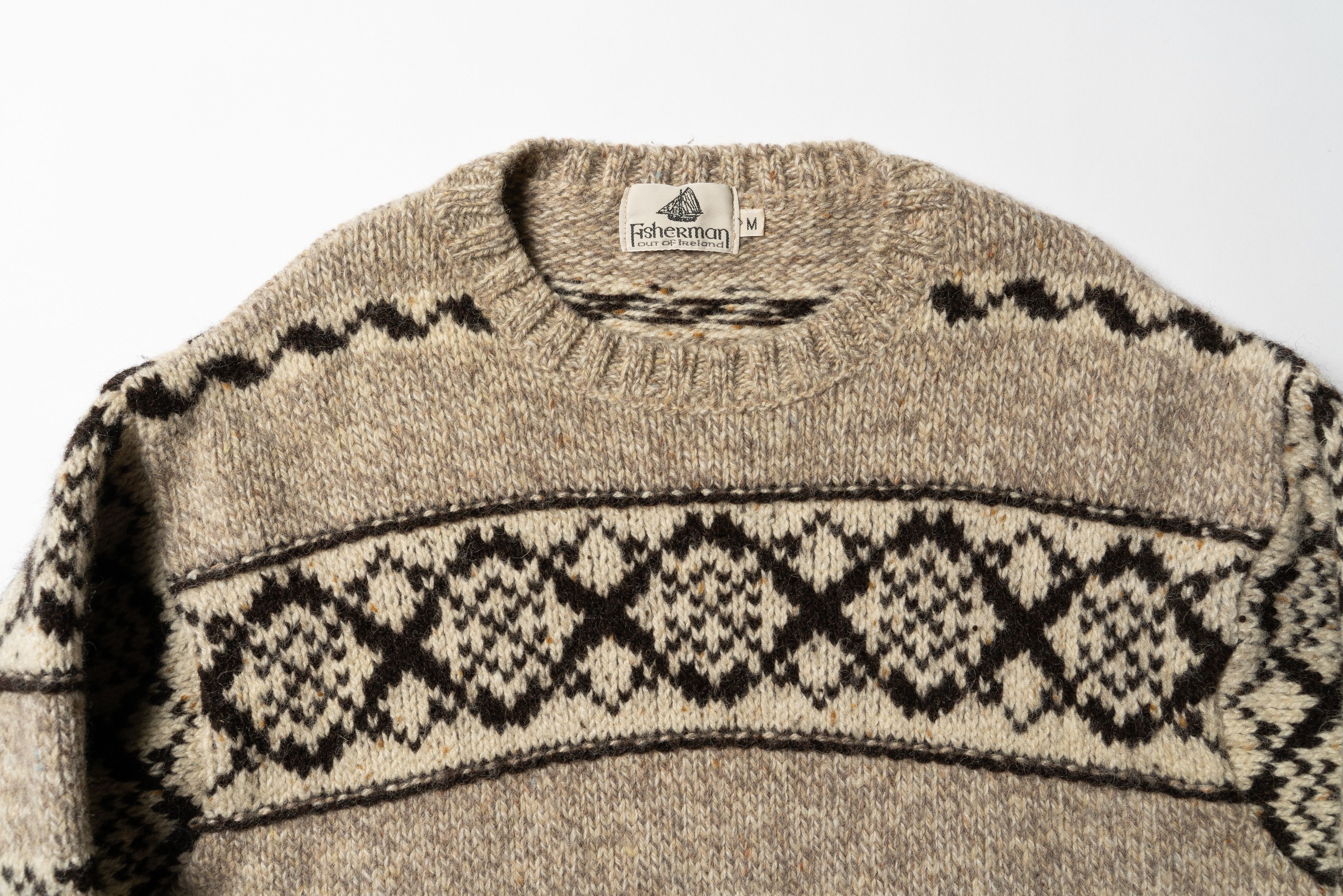 Other 🔵FISHERMAN Out of Ireland Crew Neck Wool Knit Sweater Size US M / EU 48-50 / 2 - 2 Thumbnail