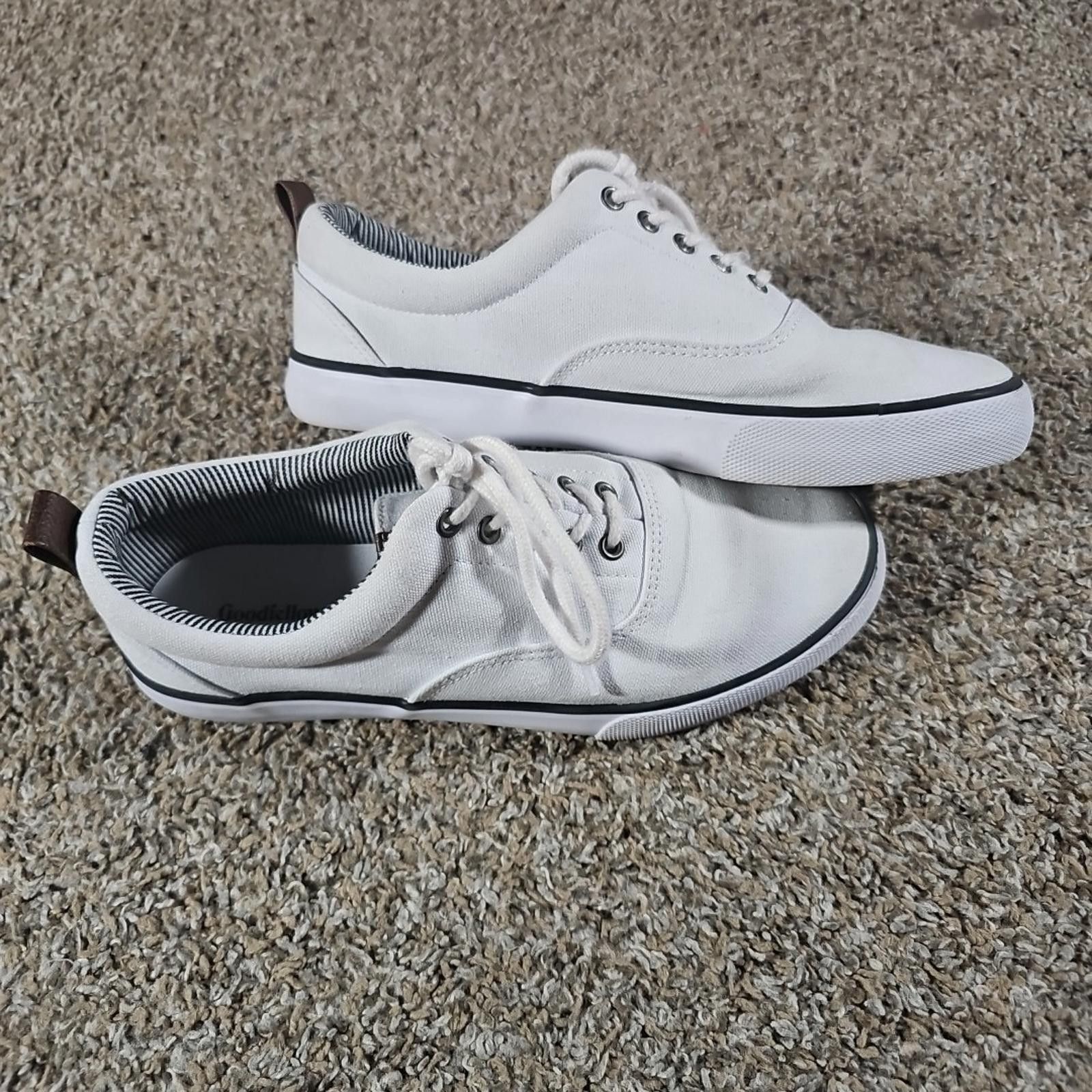 Other Goodfellow Casual Docksider Boat Shoes White Sz 7 Size US 7 / IT 37 - 1 Thumbnail