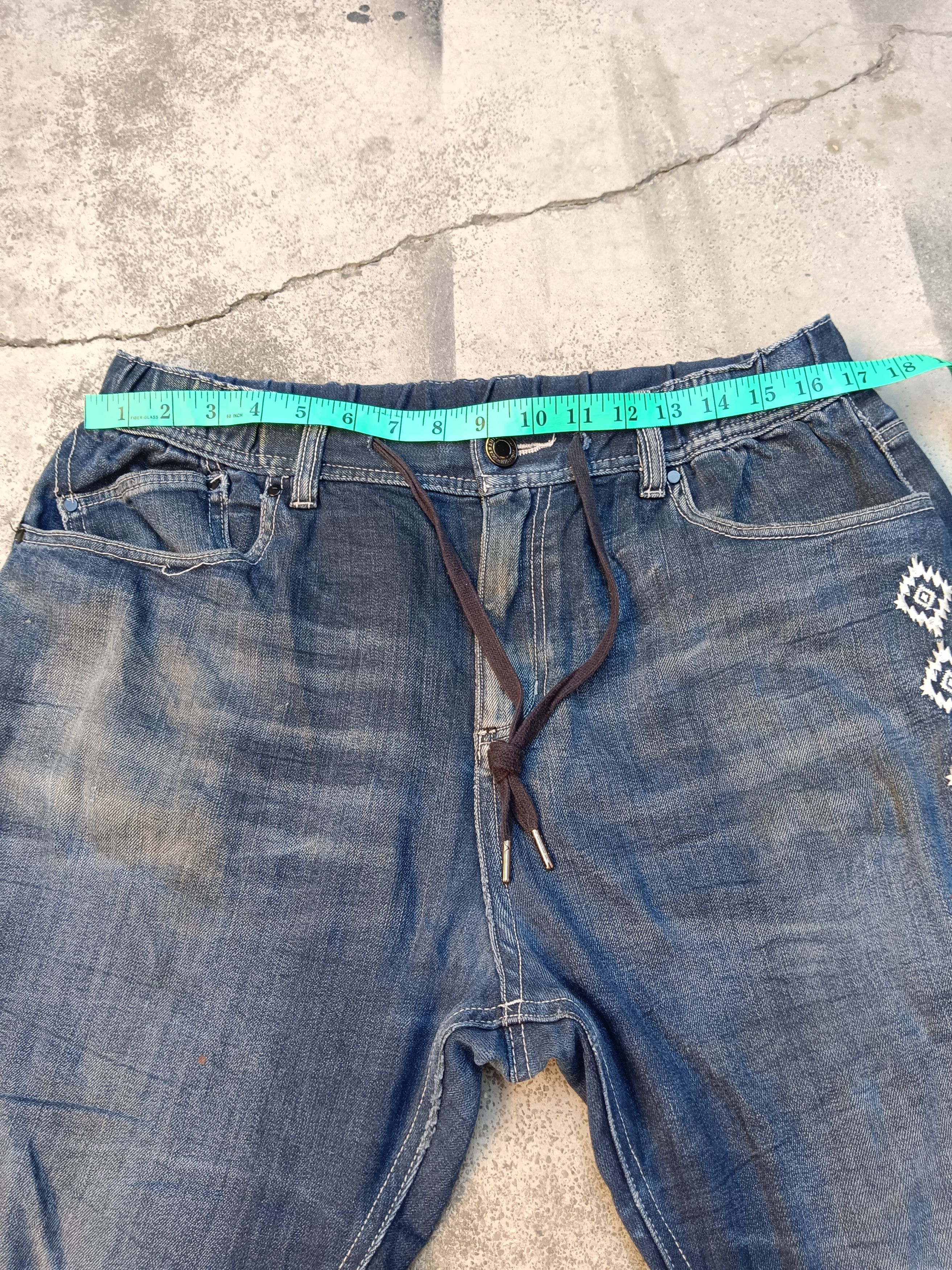 Japanese Brand 🔥Jogger denim 🔥 nice feded Size US 34 / EU 50 - 2 Thumbnail