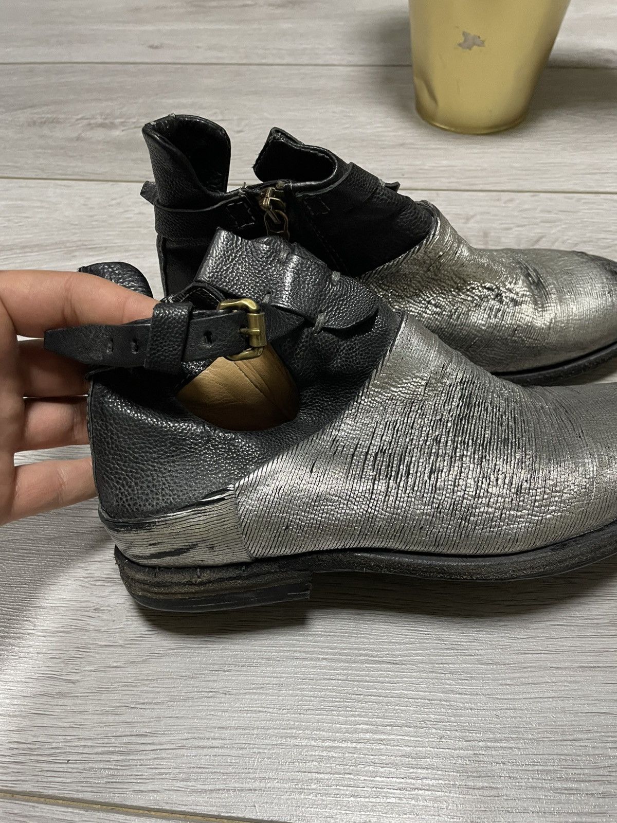 A.S.98 A.S.98 engineered leather high boots silver belts eb0 Size US 6 / IT 36 - 5 Thumbnail