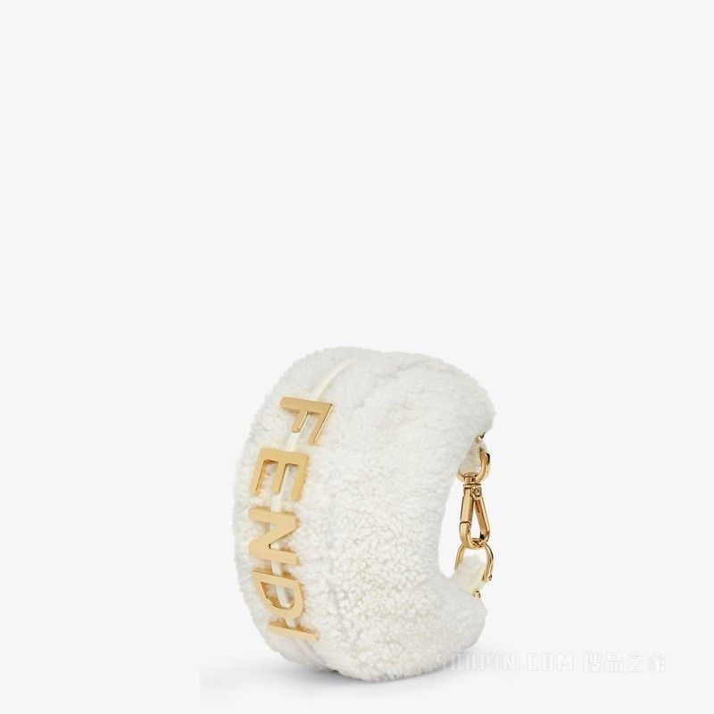 Fendi Nano Fendigraphy in White Size ONE SIZE - 1 Thumbnail