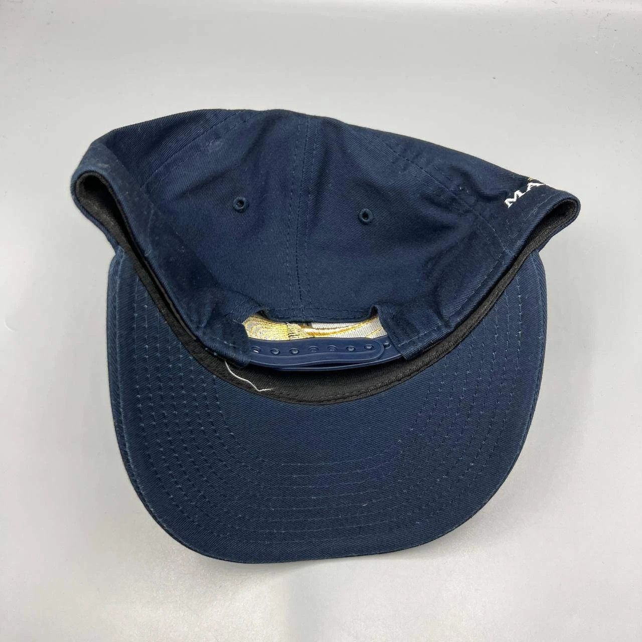 New Era Martell Hat Men Navy Blue Embroidered Snap Back Cap Size ONE SIZE - 6 Thumbnail