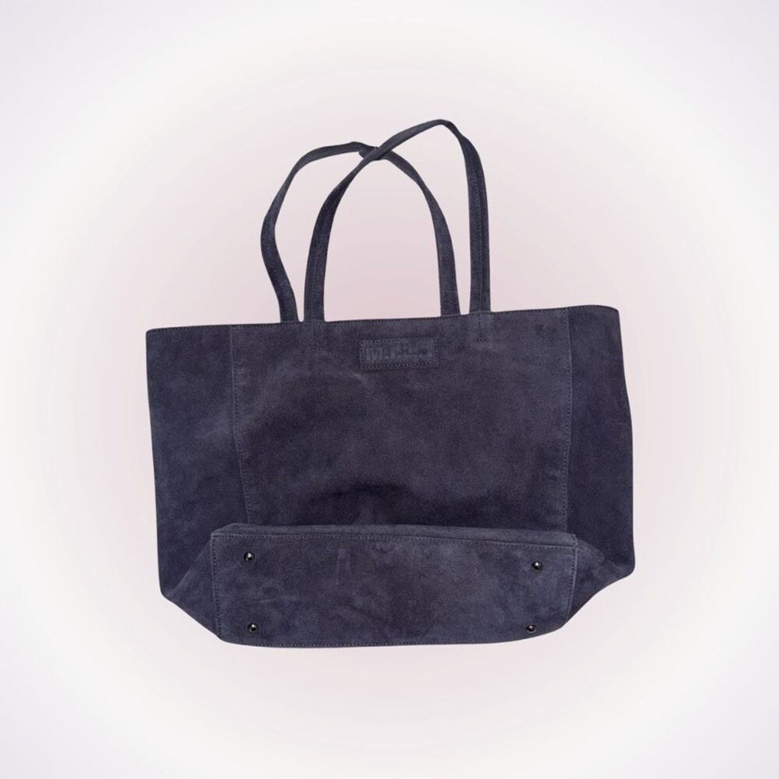 Other M.I.L.A. Suede Dark Gray Shoulder Tote Bag Purse | Sz OS Size ONE SIZE - 1 Thumbnail
