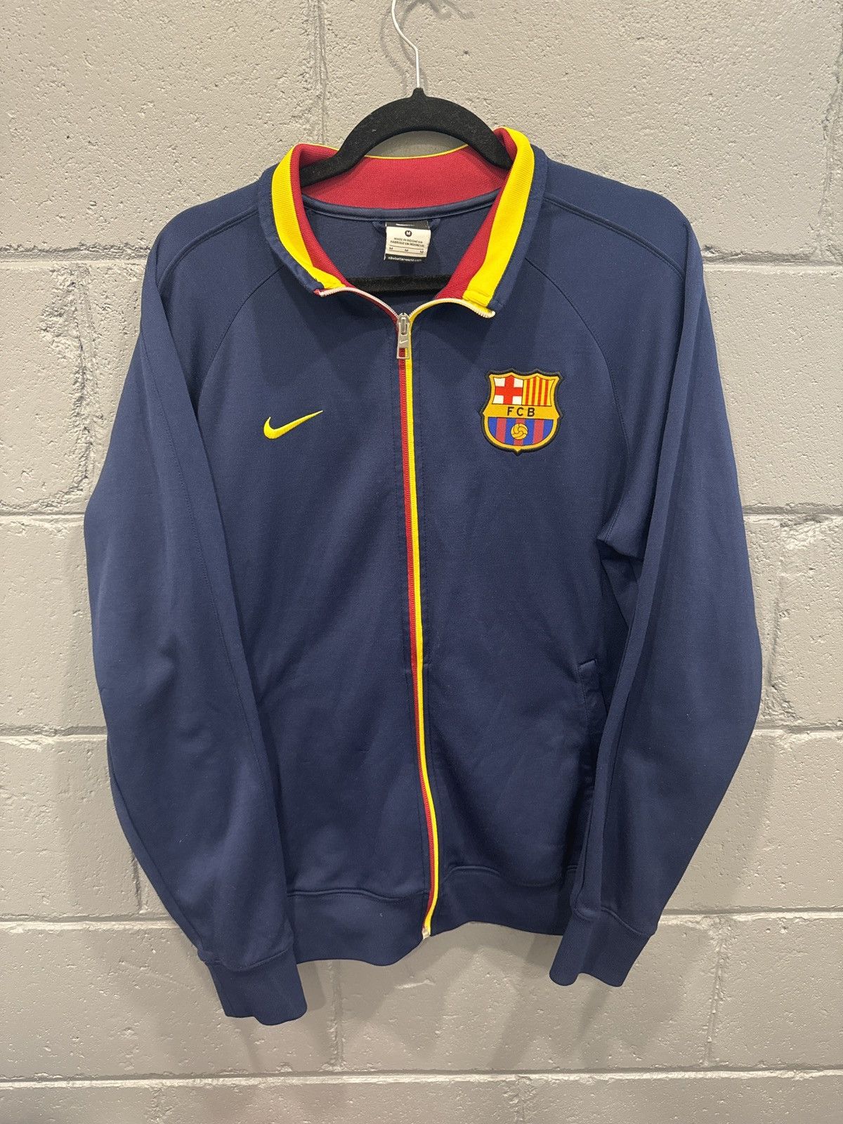 Nike FCB Barcelona Full Zip Sweater Size factory Medium