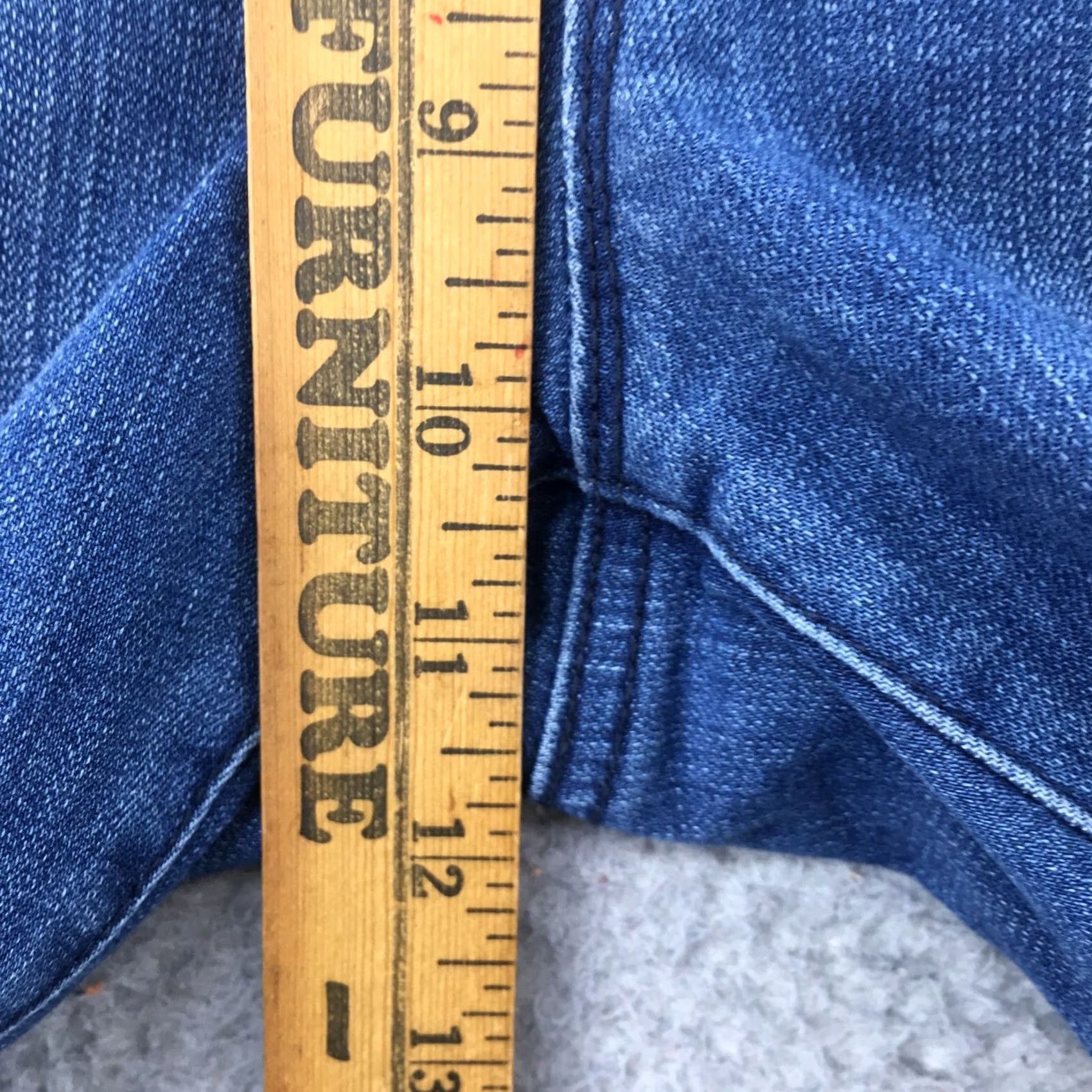 Jessica Simpson Jessica Simpson Adored High Rise Ankle Jeans Womens 29 Blue Denim Zip Size 29" - 7 Thumbnail