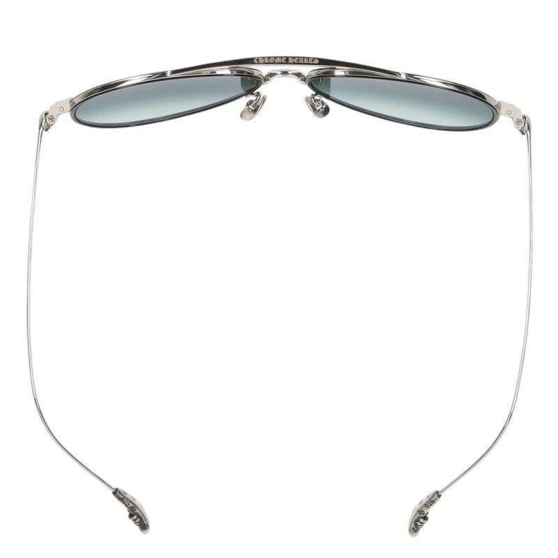 Chrome Hearts CHROME HEARTS BONE PRONE V Sunglasses Silver/Black Size ONE SIZE - 3 Thumbnail