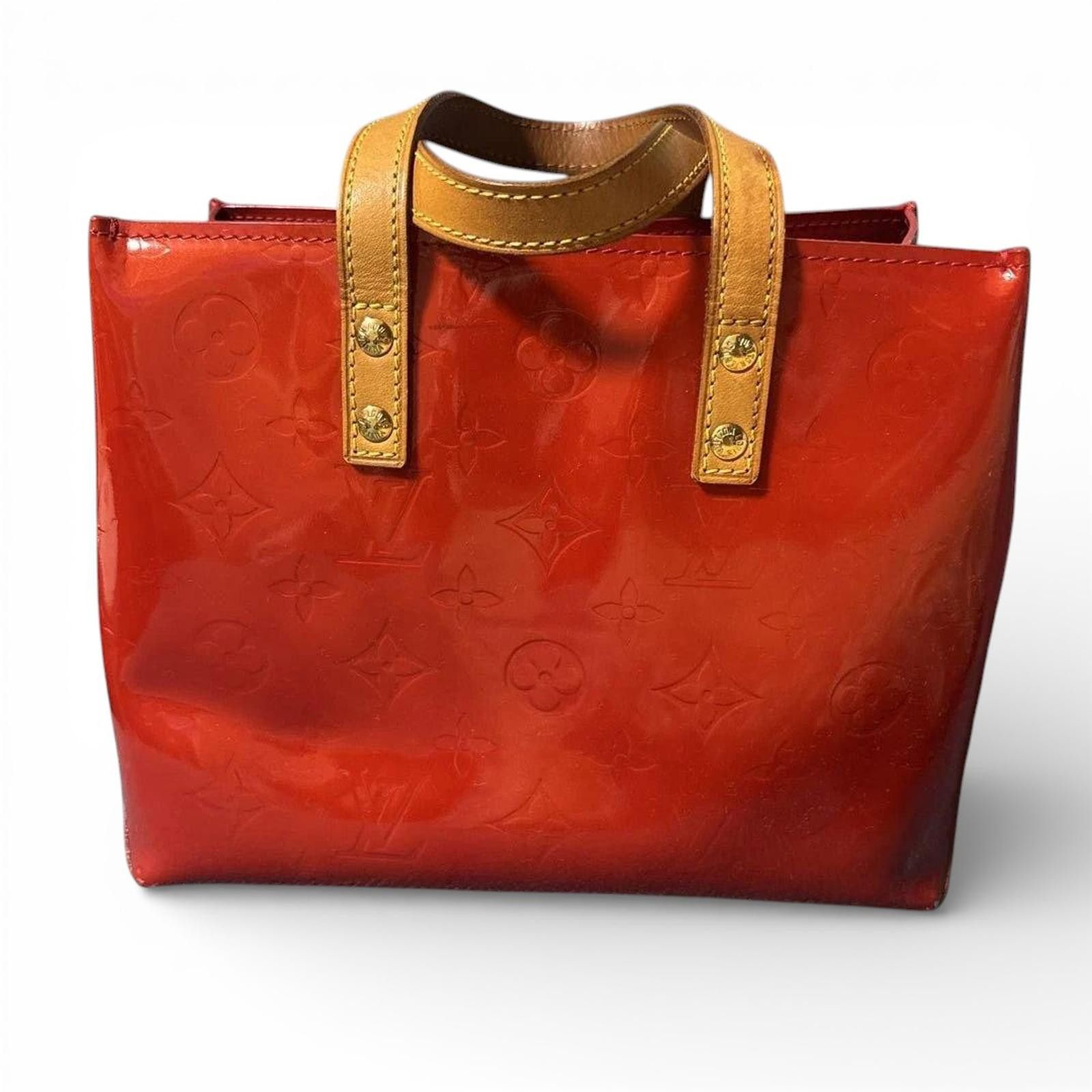 Louis Vuitton - Vernis Leather Handbag Red