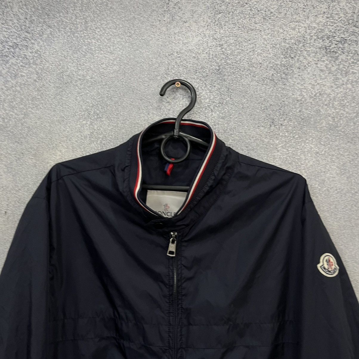 Moncler Moncler blue nylon light windbreaker jacket Size US XL / EU 56 / 4 - 4 Thumbnail