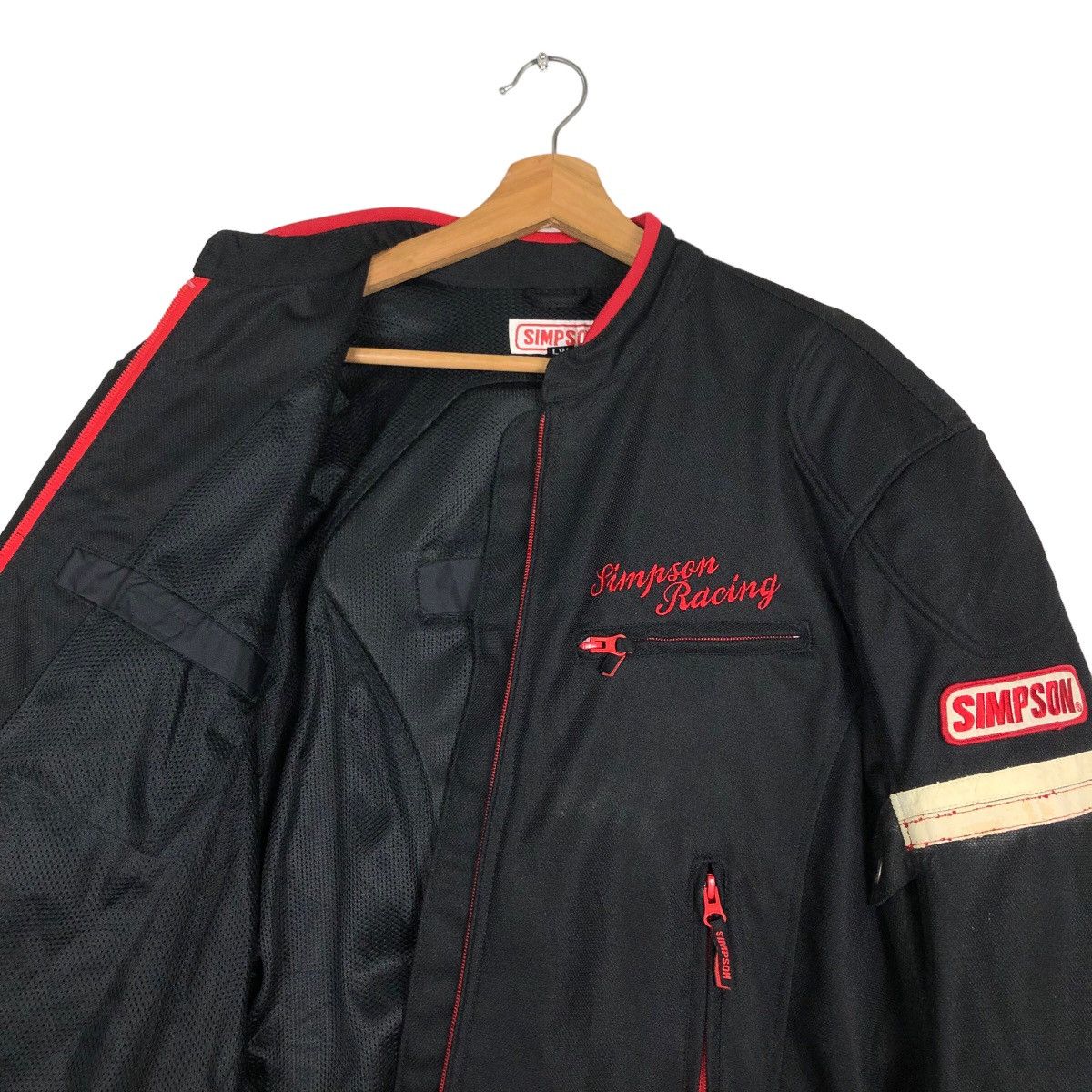 Hein Gericke 🔥Vintage Biker Jacket Racing Simpson Big Logo Safety Racer Size US L / EU 52-54 / 3 - 12 Thumbnail