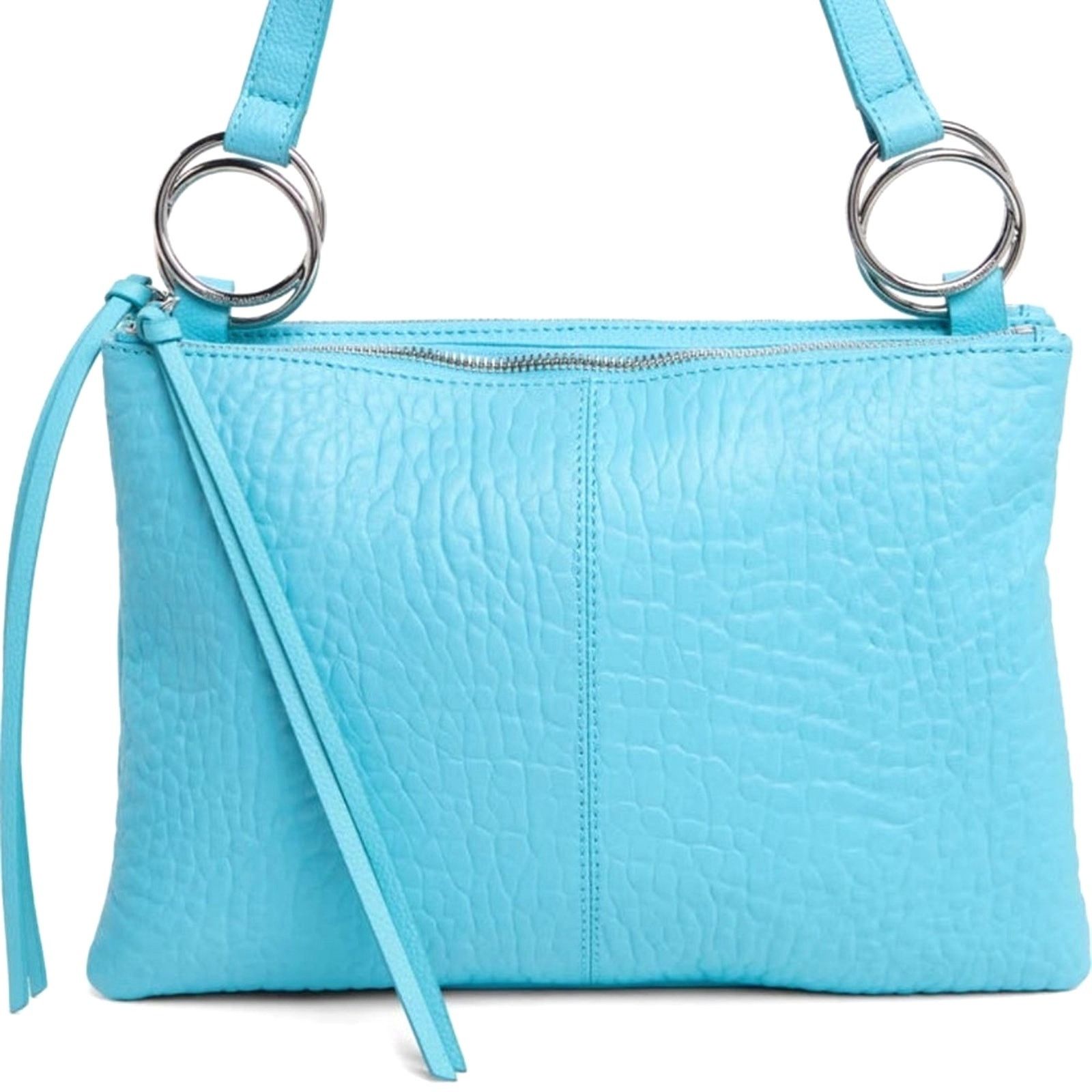 Vince Camuto Vince Camuto Livy Leather Shoulder Bag - Pool Aqua Size ONE SIZE - 5 Thumbnail