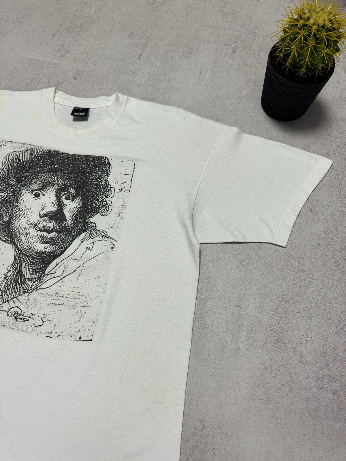 Vintage Vintage Museum Het Rembrandthuis Amsterdam Art T Shirt 80s Size US XL / EU 56 / 4 - 4 Thumbnail
