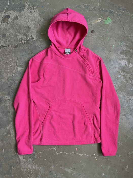 Vintage Nike ACG Asymmetric zip fleece hoodie | Grailed