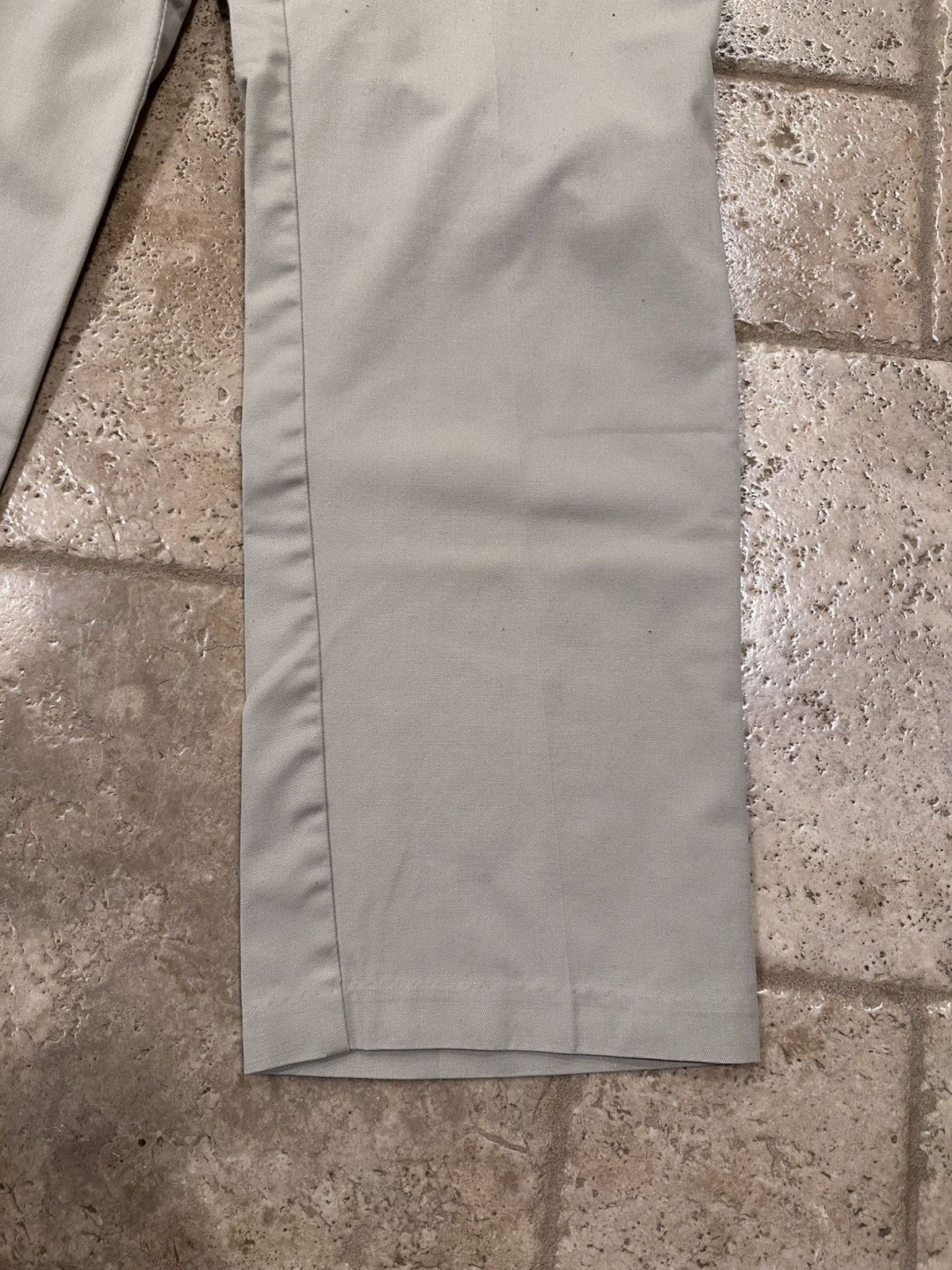 David Taylor × Vintage Vintage David Taylor Khaki Tan Classic Dress Pants Size US 36 / EU 52 - 2 Thumbnail
