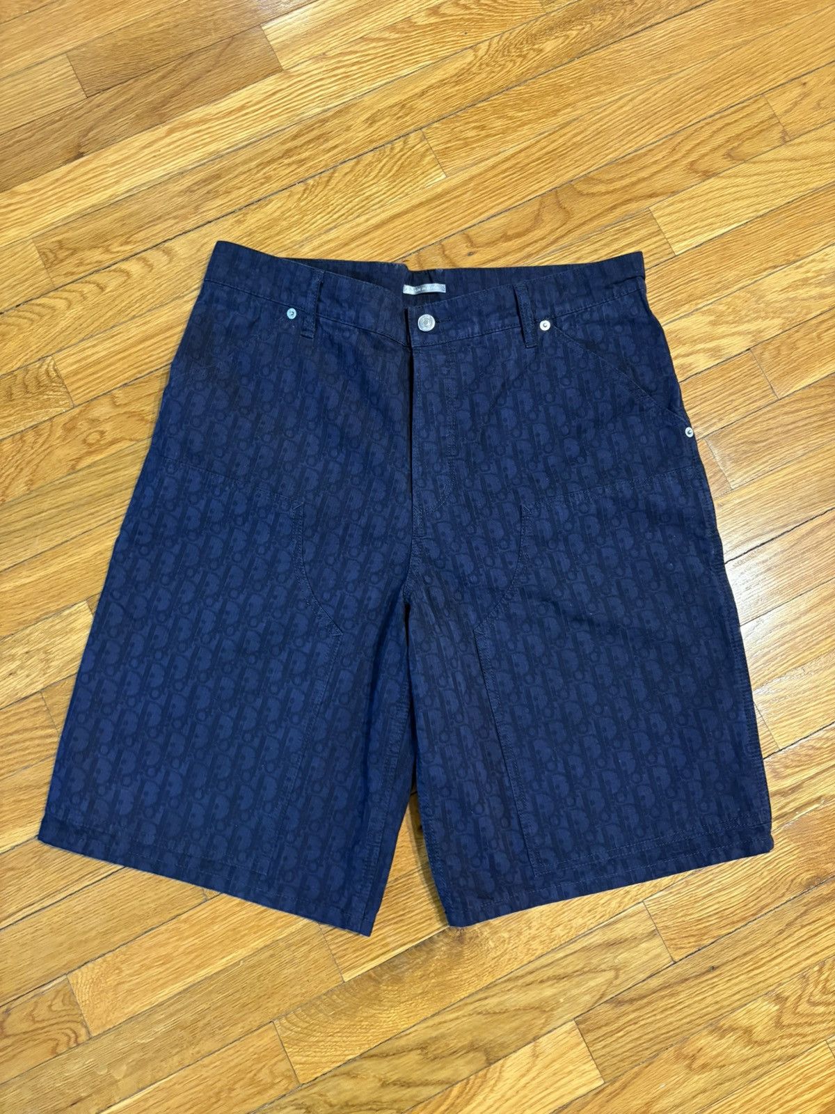 Dior Dior Oblique Denim Shorts Size US 31 - 1 Thumbnail