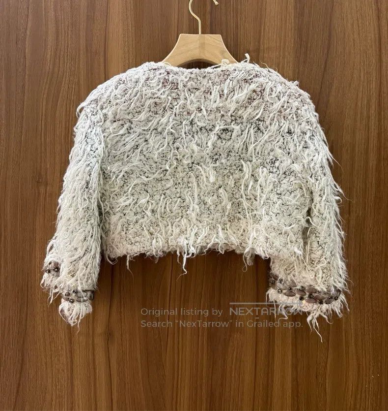 Chanel Chanel Dallas series white tassel short jacket Size XXS / US 00 / IT 34 - 2 Thumbnail