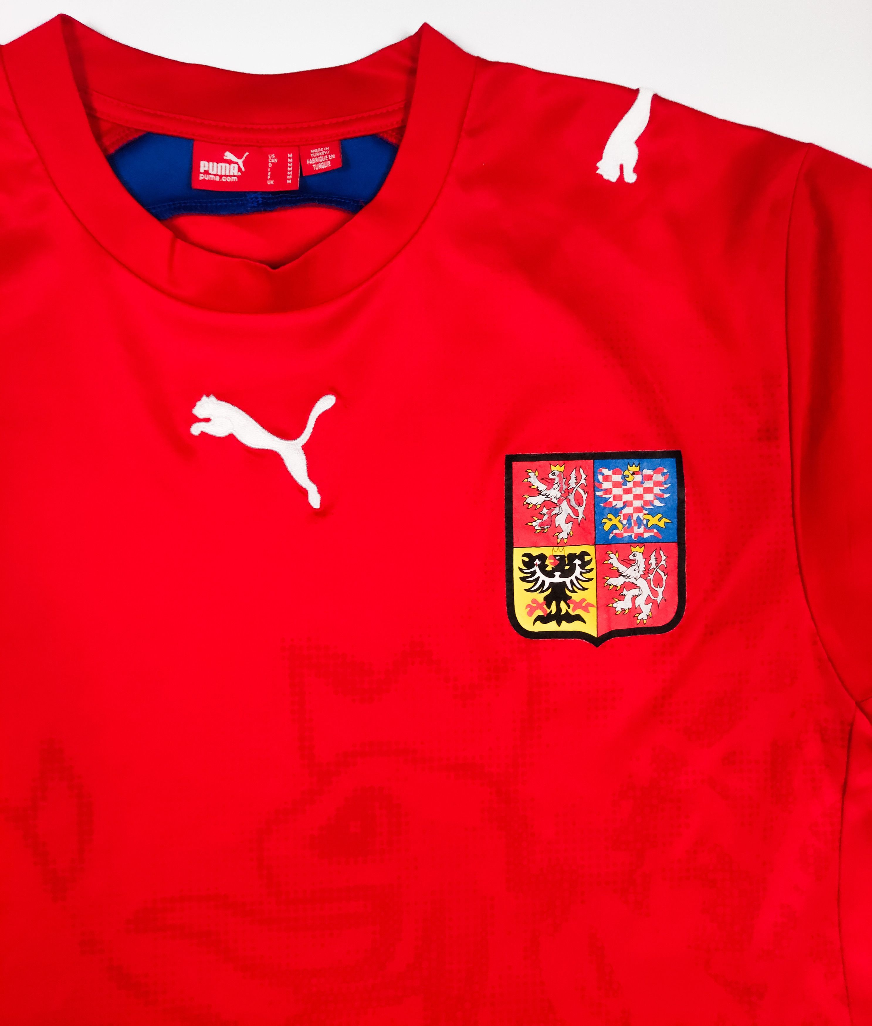 Puma Czech Republic World Cup 2006 2007 Puma Home Shirt Size US M / EU 48-50 / 2 - 3 Thumbnail
