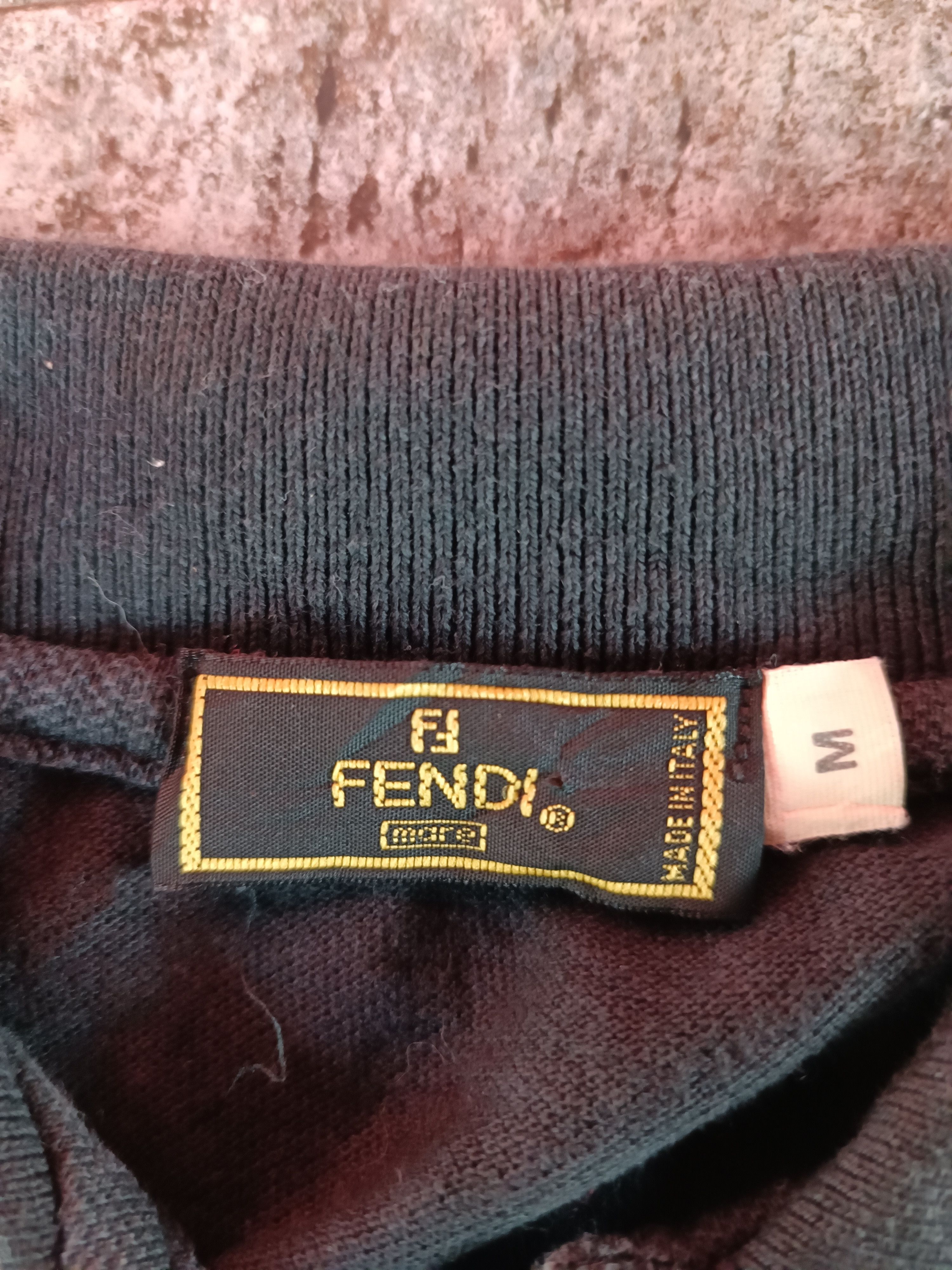 Fendi vintage 90s fendi sleeveless polo shirt Size US S / EU 44-46 / 1 - 3 Thumbnail