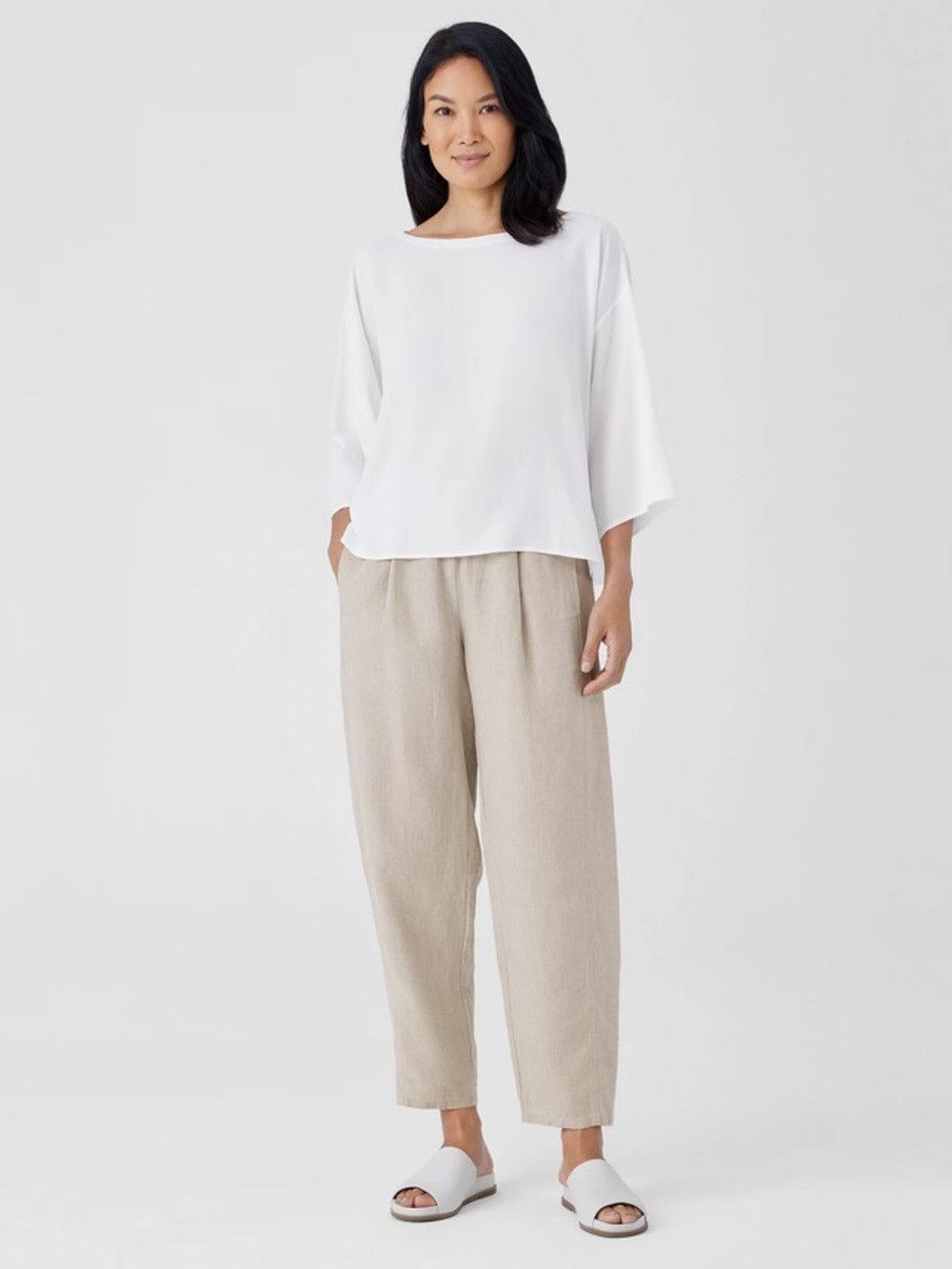Eileen Fisher Eileen Fisher Organic Linen Lantern Pants - XL Size 36" / US 14 / IT 50 - 12 Thumbnail