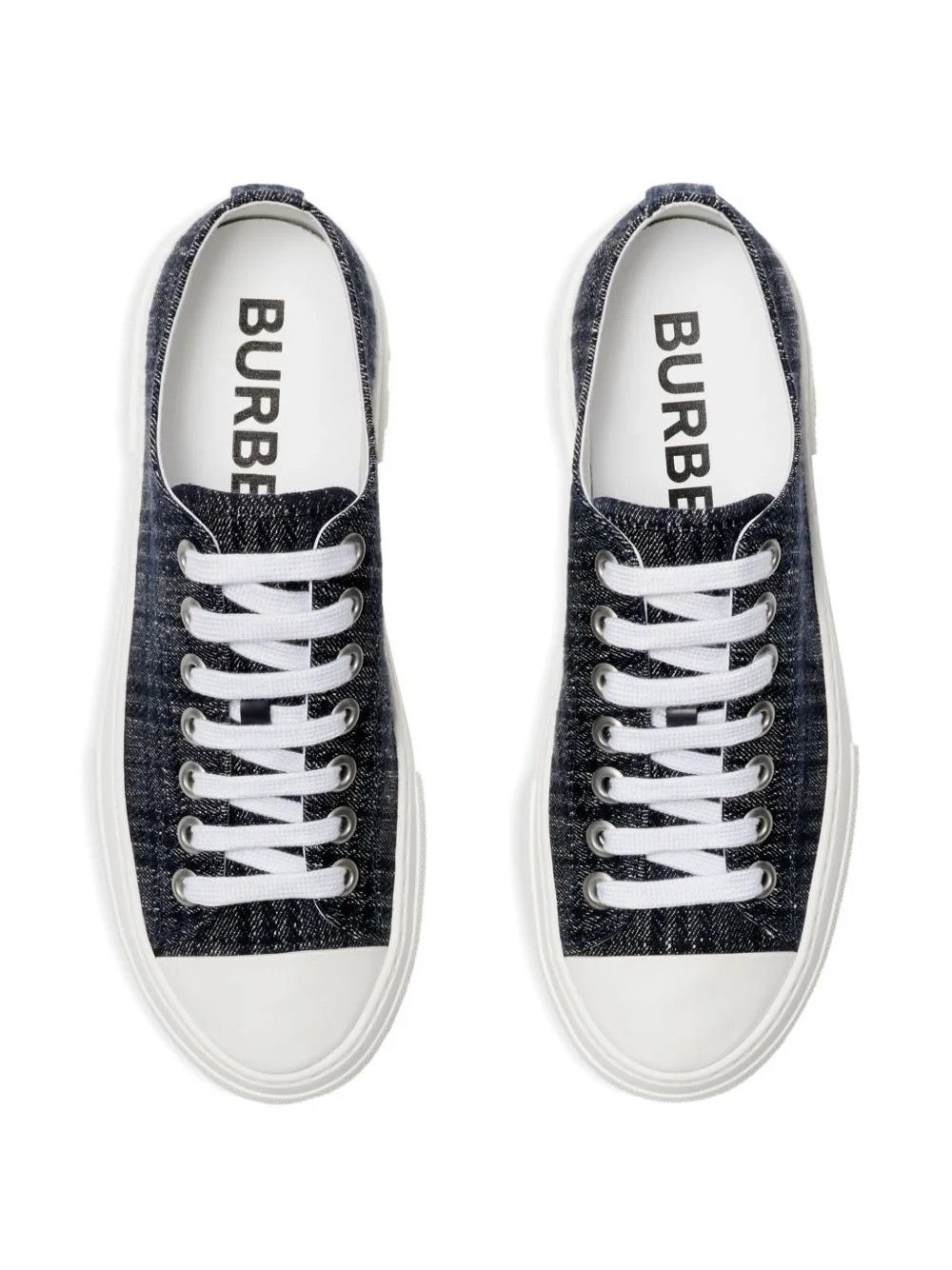 Burberry os11x1225 Lace-Up Sneakers in Multicolor Size US 11 / IT 41 - 4 Thumbnail