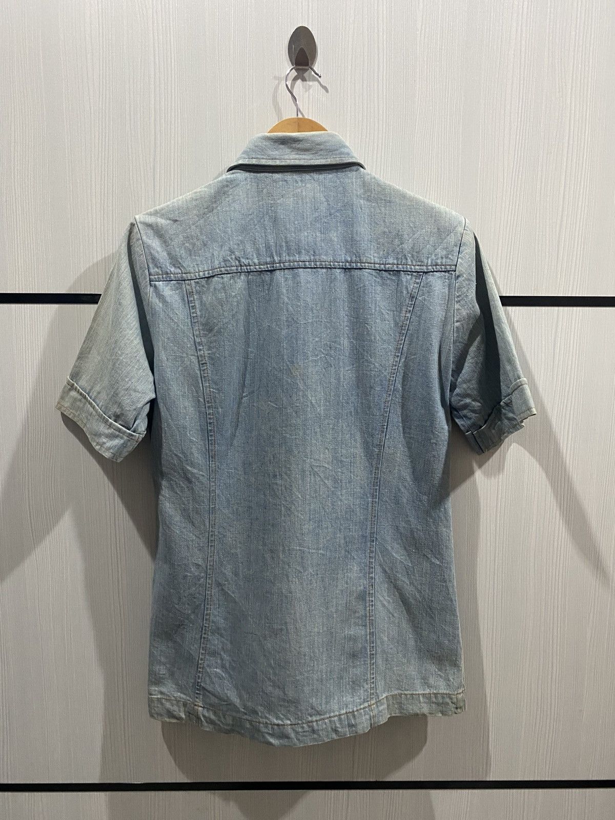 Japanese Brand Vintage Blue Way Snap Button Shirt Size US L / EU 52-54 / 3 - 6 Thumbnail