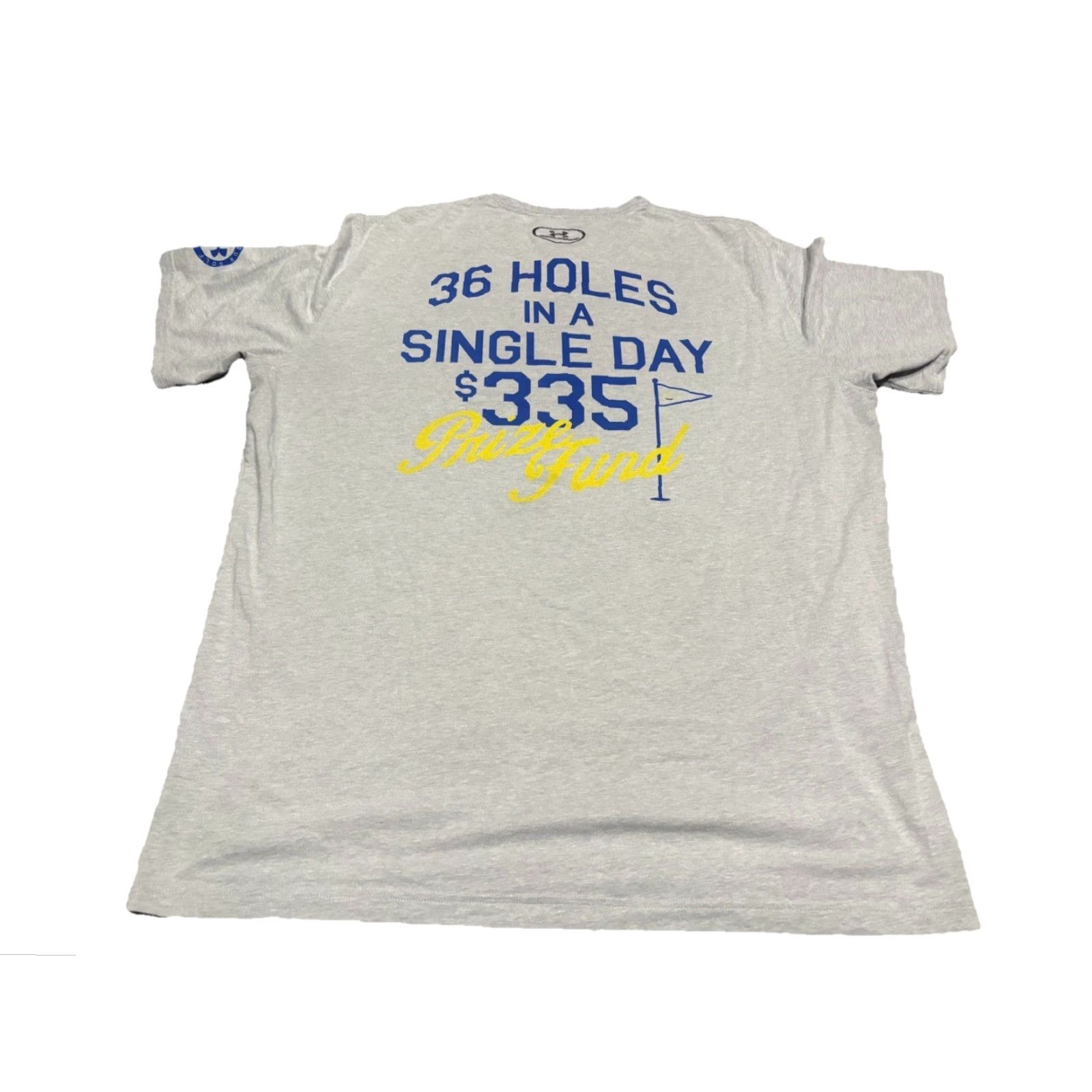 Under Armour Under Armour Men Golf Newport RI Polyester Short Sleeve Shirt XL Multicolor Logo Tee Shirt Men Size US XL / EU 56 / 4 - 2 Thumbnail