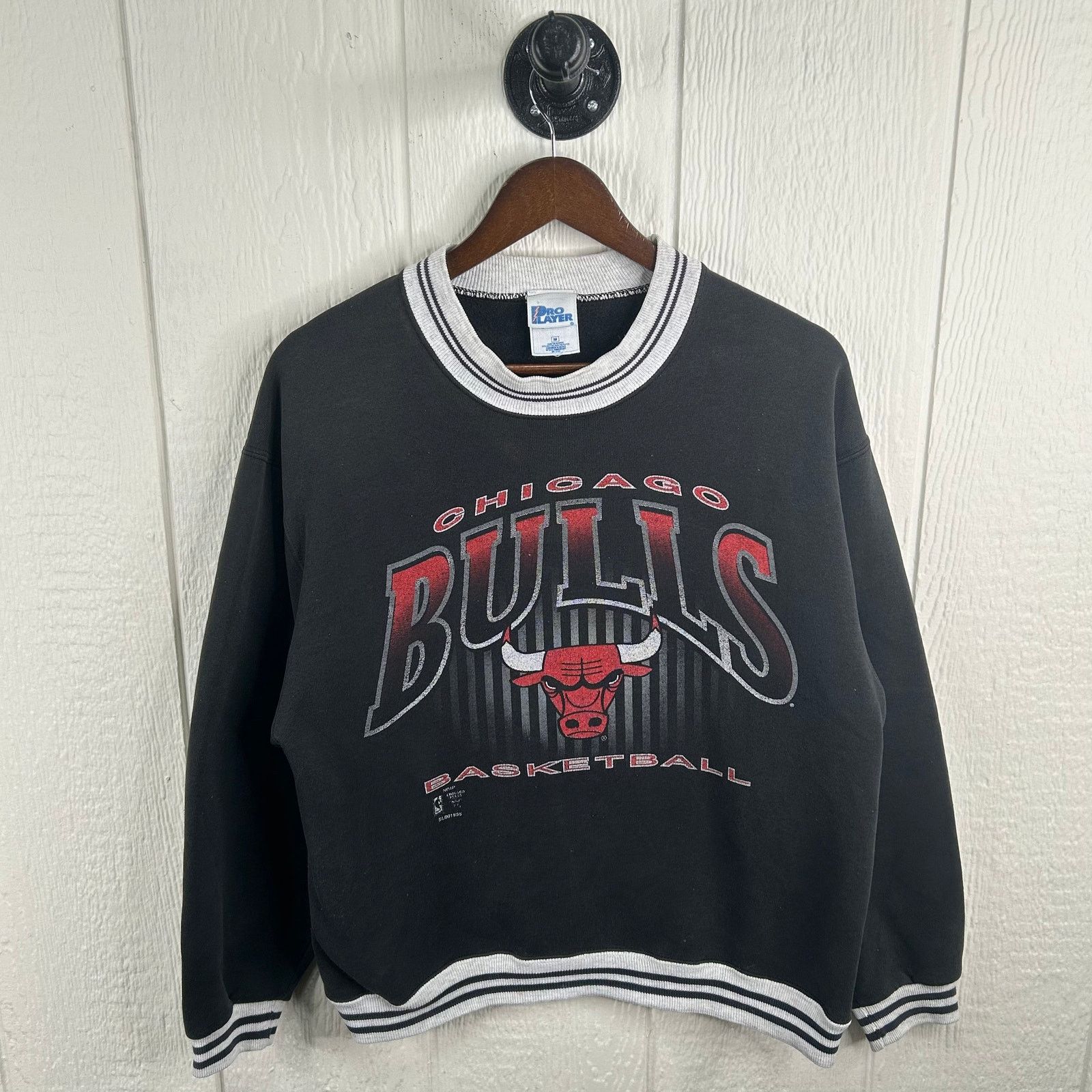 Pro Player Vintage 90's Chicago Bulls NBA Graphic Crewneck Size Medium Size US M / EU 48-50 / 2 - 1 Thumbnail